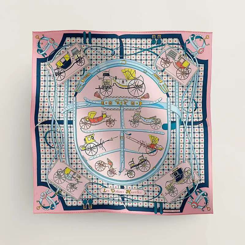 NO:340851,Hermes new silk scarf [New car] inspired by the 