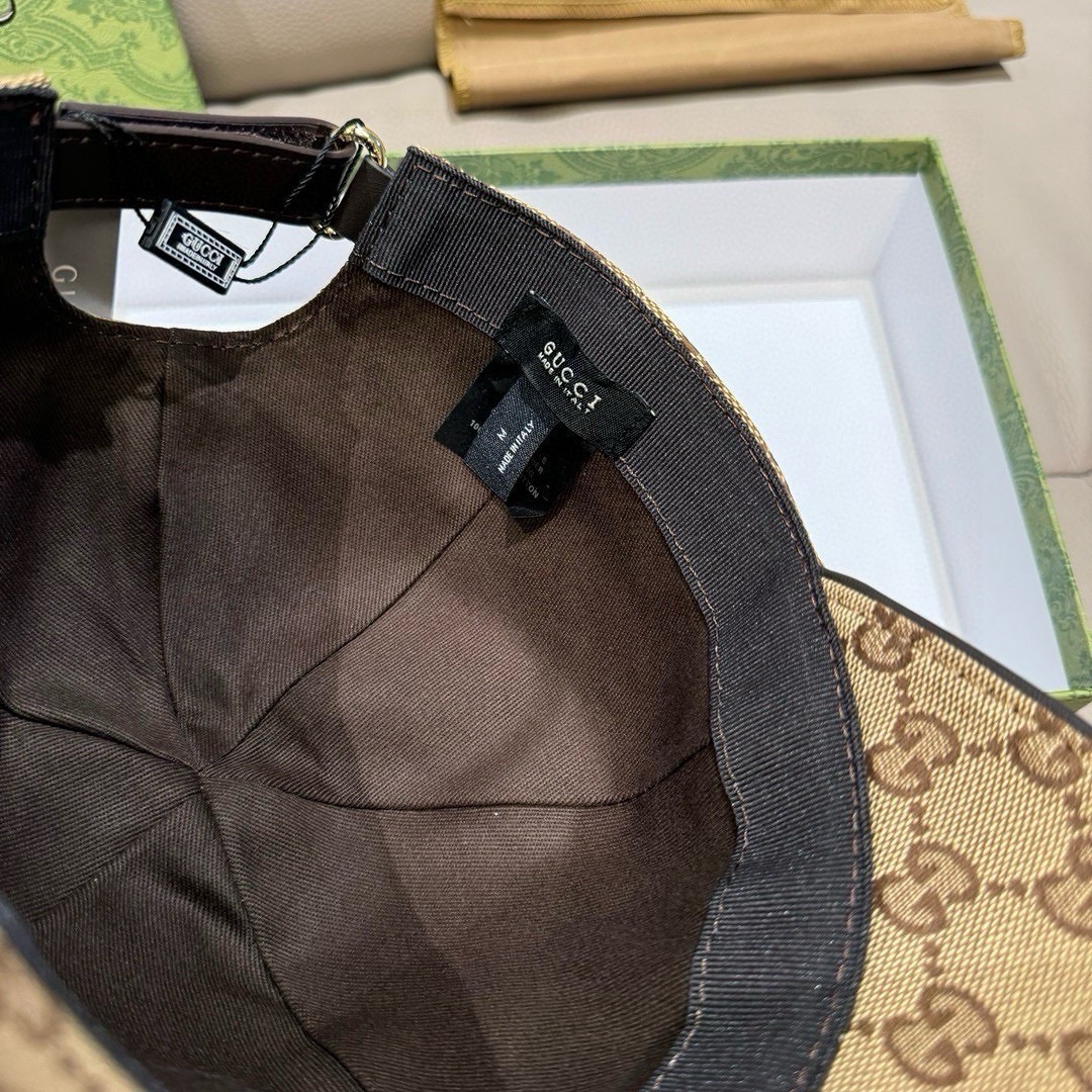 
配盒子布袋，NY&Gucci(古奇)最新合作款，原单棒球帽，11开模订制，细节可媲美专柜，原版帆布料+