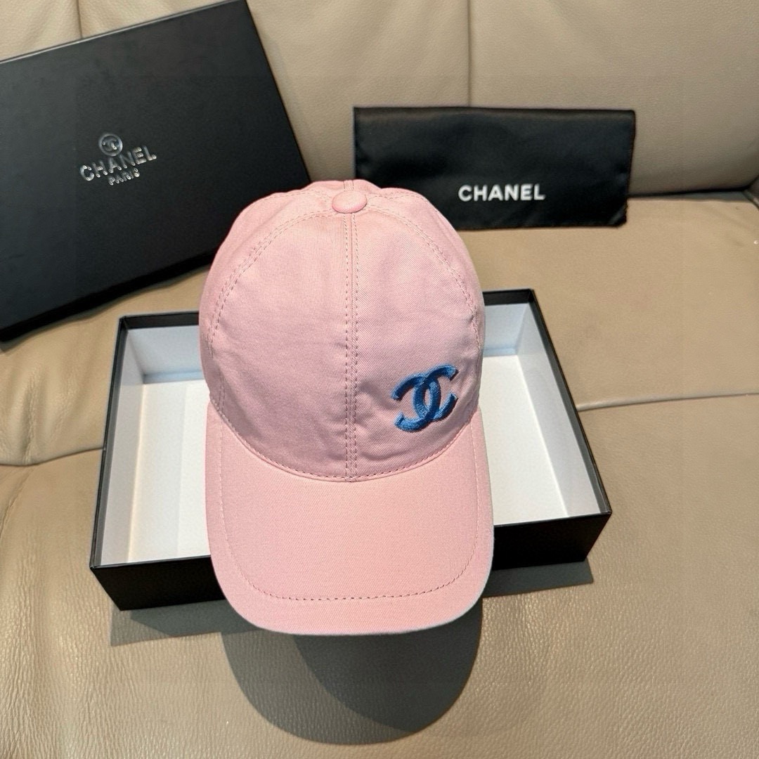 Chanel 配盒子布袋 Chanel（香奈儿） 新款 棒球帽 1:1开模订制 立体刺绣 无暇 100%纯棉面料