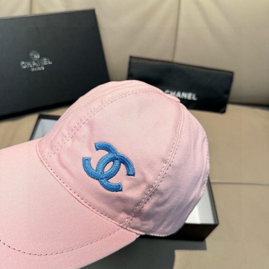 Chanel 配盒子布袋 Chanel（香奈儿） 新款 棒球帽 1:1开模订制 立体刺绣 无暇 100%纯棉面料