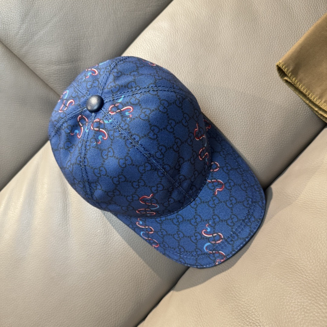 Gucci 配包装布袋 Gucci古奇新款 棒球帽 蛇年限定款 狂蛇双G提花 1:1开模订制