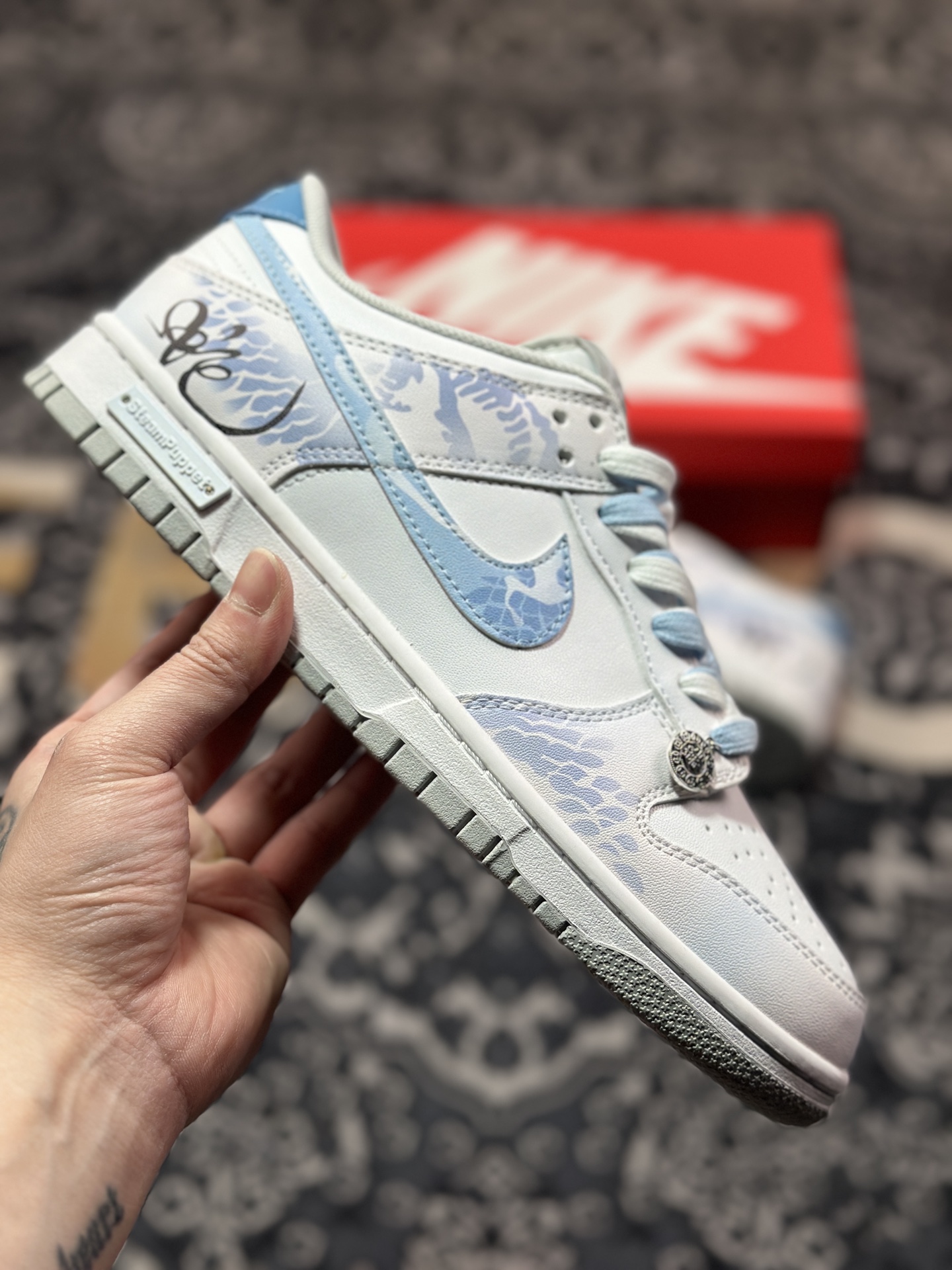 B2260  耐克Nike SB Dunk Low”Year of the Snake”扣篮系列低帮板鞋“白蓝灵蛇之珠年限定” DD1391-103