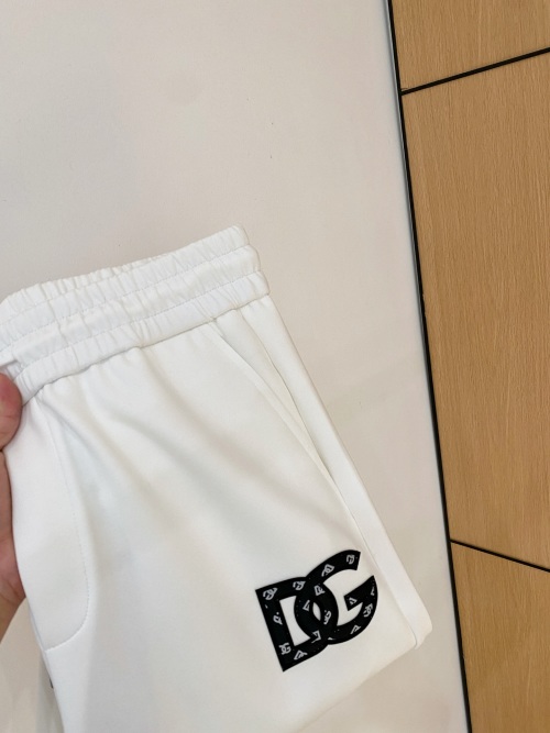 Dolce & Gabbana Men's White Cotton Blend Lounge Pants with Logo Embroidery 36 Dolce & Gabbana Men's White Cotton Blend Lounge Pants with Logo Embroidery