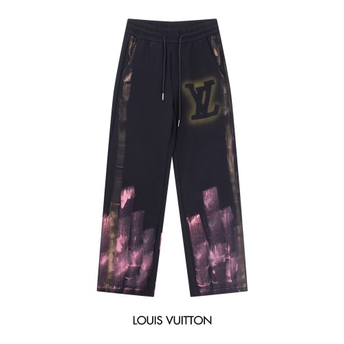 Louis Vuitton 2025 FW Hand-Painted Casual Pants - High-End Comfort & Style 1 Louis Vuitton 2025 FW Hand-Painted Casual Pants - High-End Comfort & Style