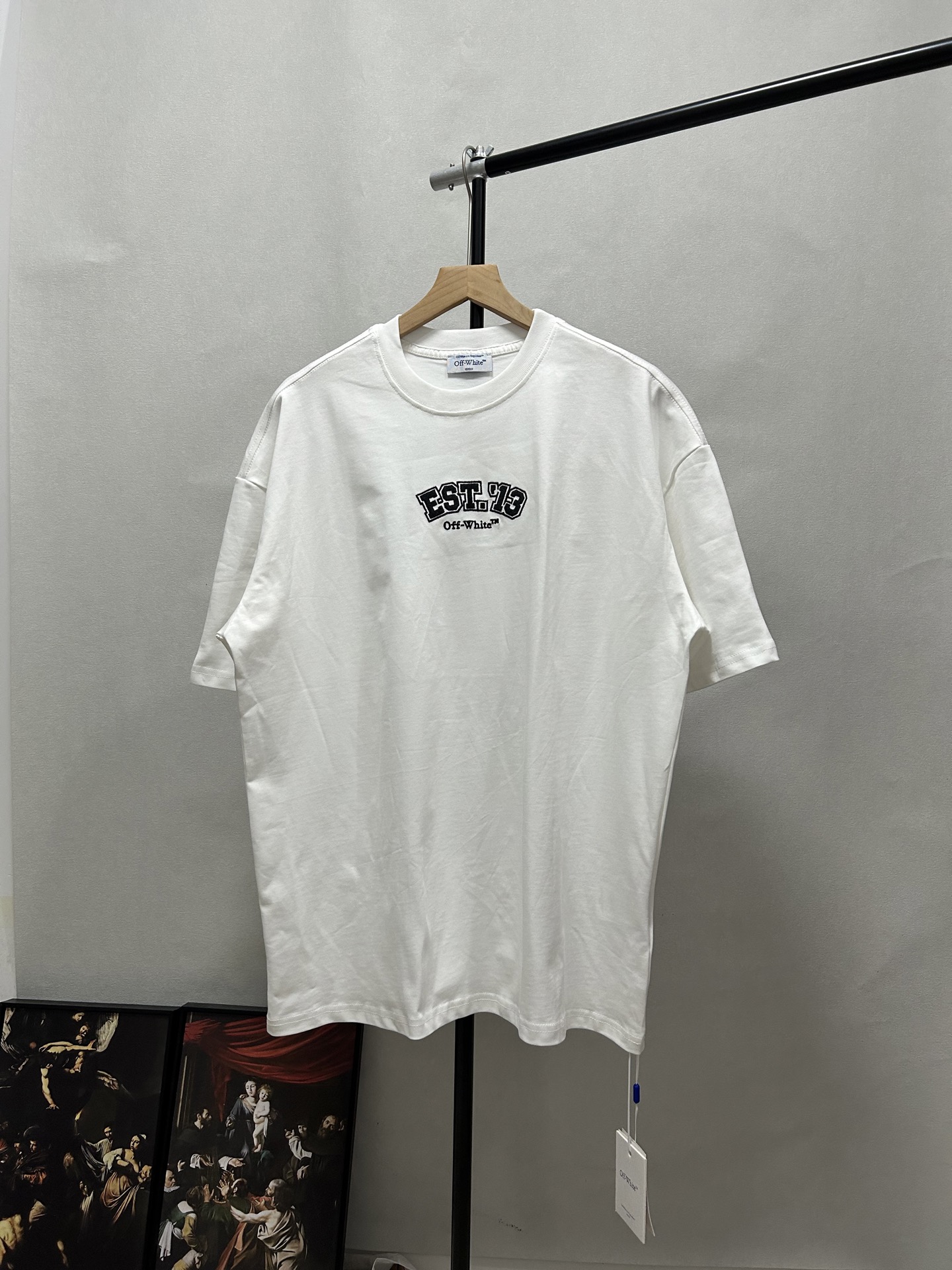 오프화이트 OW 24 ss 10 주년 기념 로고 반팔 티셔츠 86994 이미지 6