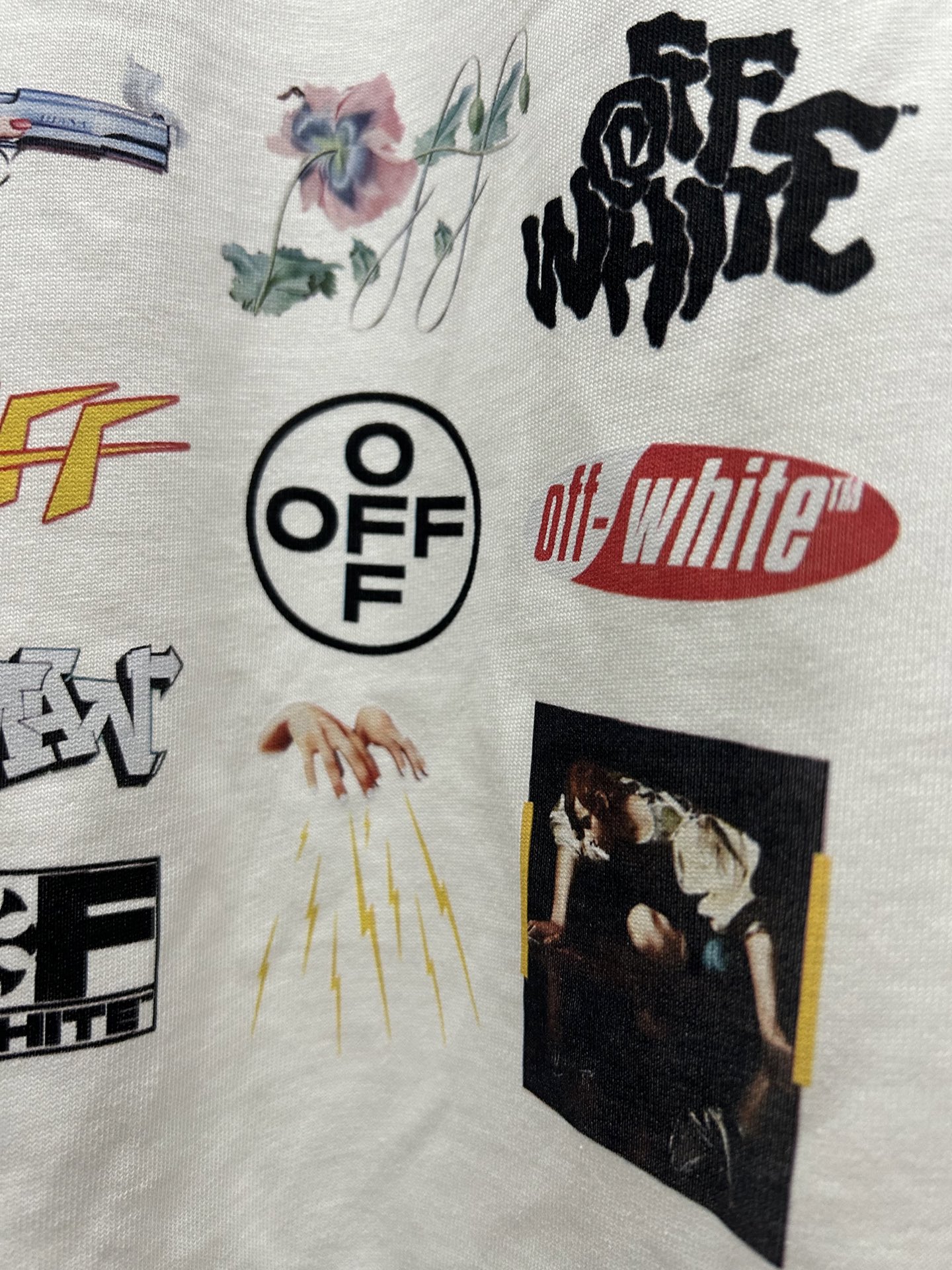오프화이트 OW 24 ss 10 주년 기념 로고 반팔 티셔츠 86994 이미지 5