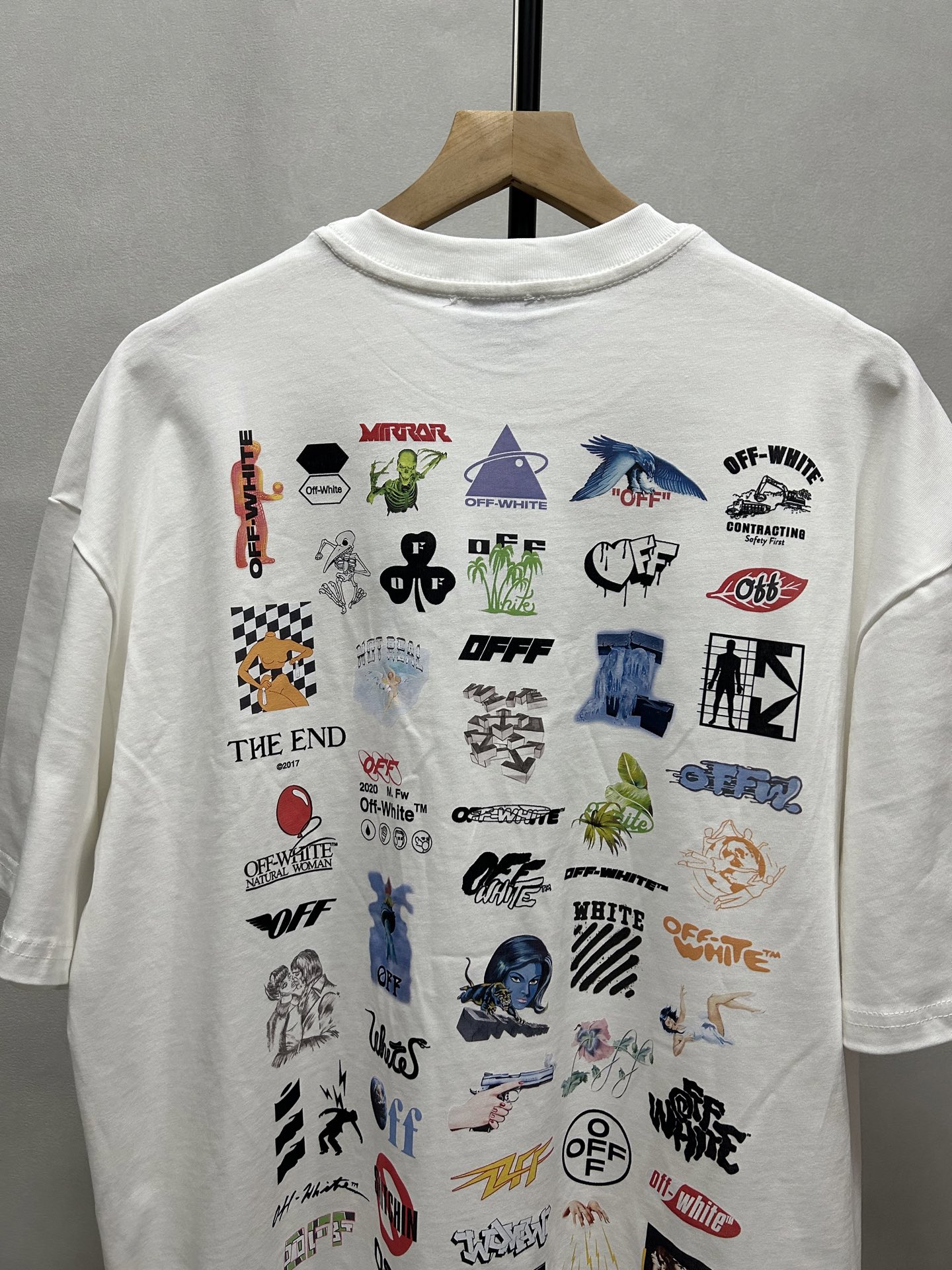 오프화이트 OW 24 ss 10 주년 기념 로고 반팔 티셔츠 86994 이미지 2