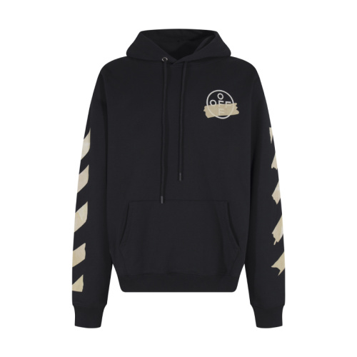 Off-White OW20SS Taping Arrows Hoodie Sweatshirt Cotton Black 1 Off-White OW20SS Taping Arrows Hoodie Sweatshirt Cotton Black