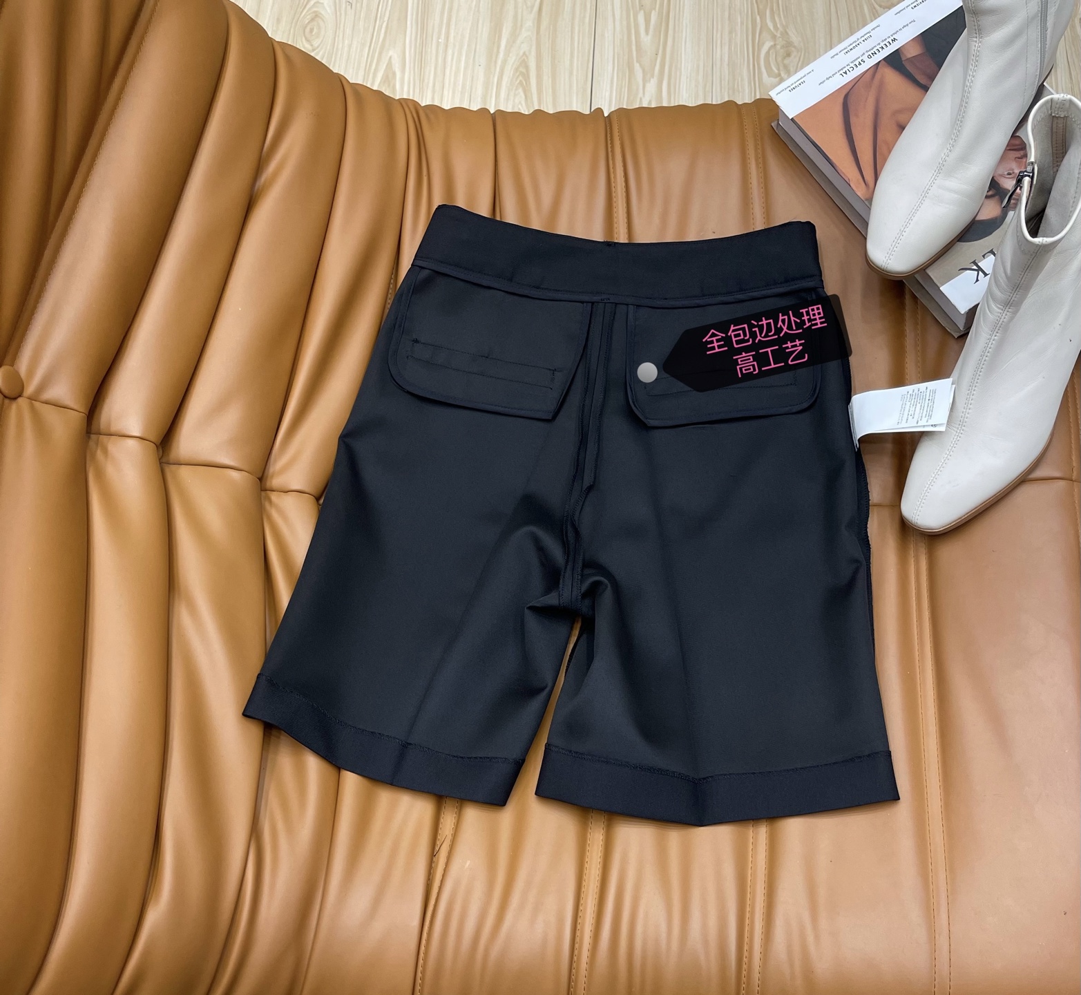 MM6 Maison Margiela Women's Bermuda Shorts - Chic High-Waisted Design 9 i1742454116942 6352 0 3