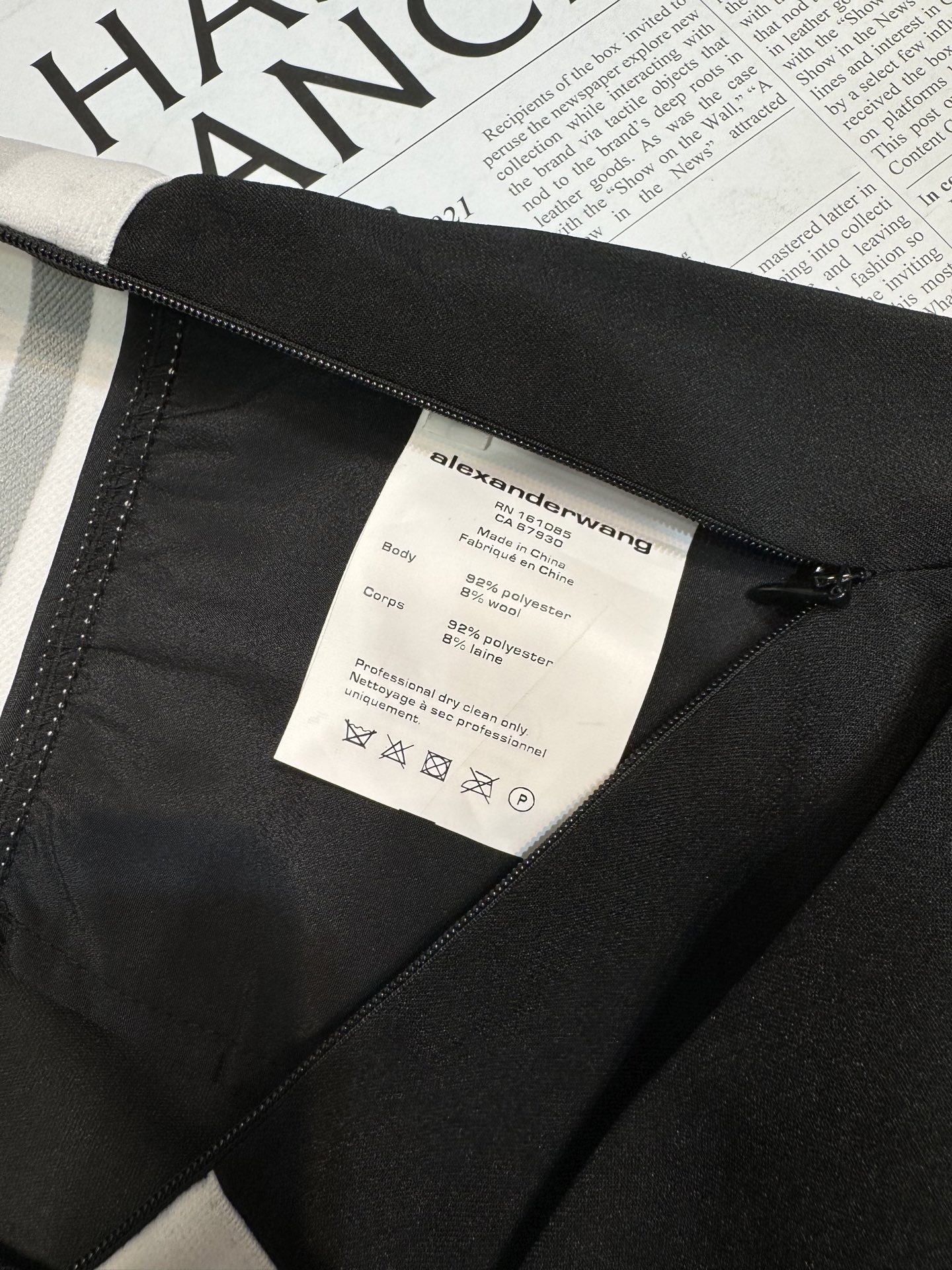 Alexander Wang High-Waisted Wool Blend Shorts with Logo Detail 10 i1746518018113 6769 0 8
