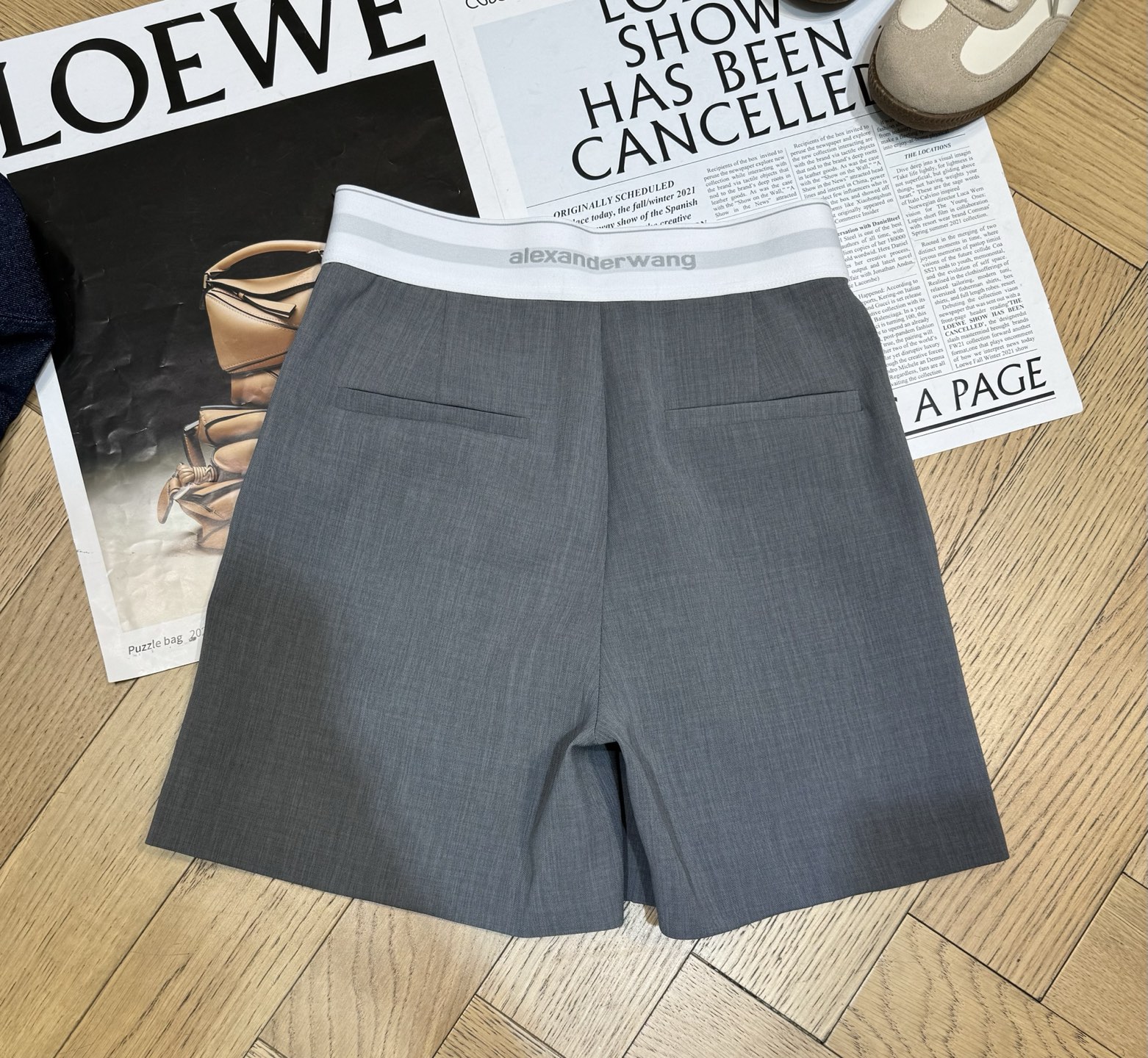 Alexander Wang High Waist Wool Blend Shorts - Chic & Comfortable 6 i1746518860270 3680 0 3