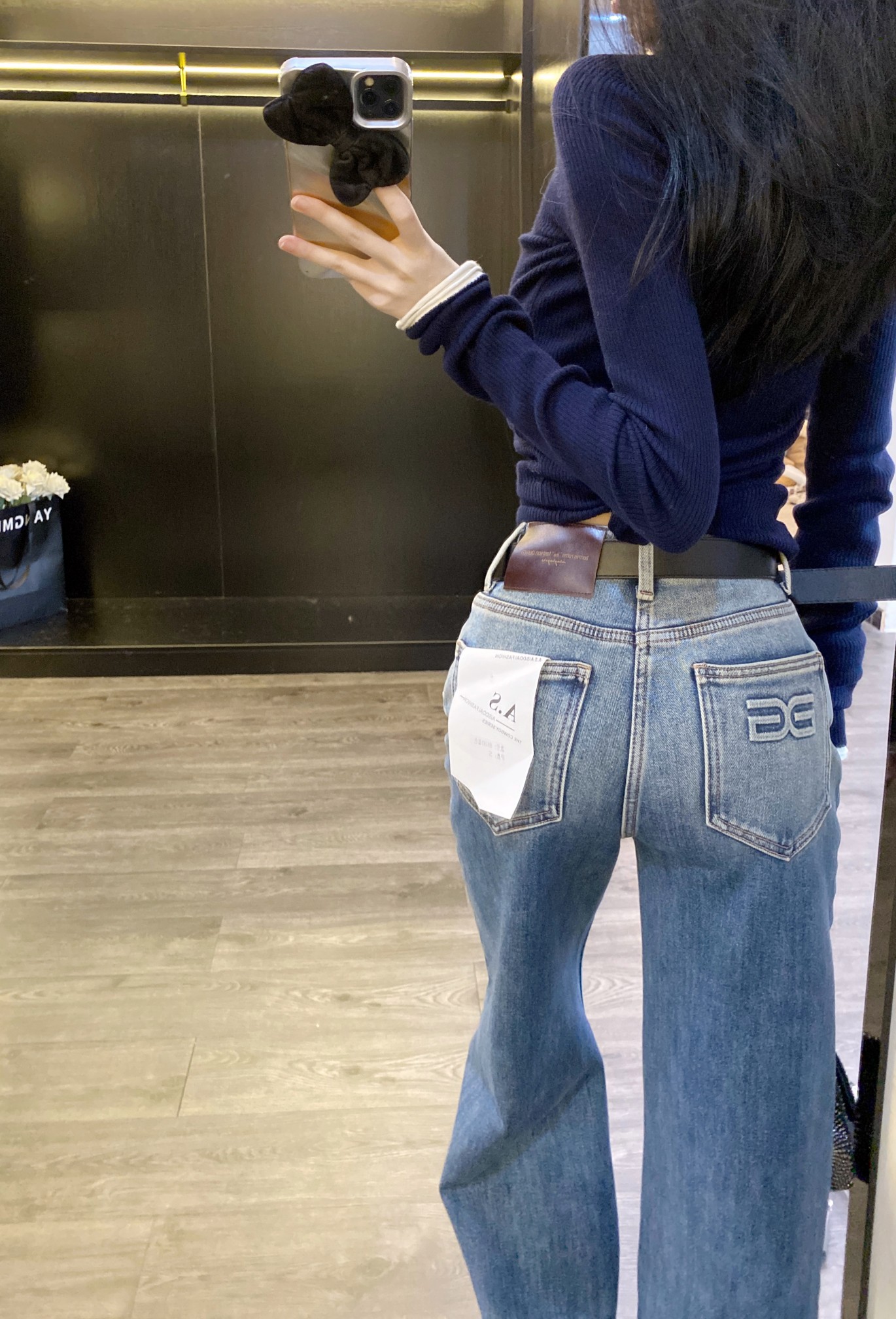 P518 High Quality Women ‘ s Clothes Packed DG DG’s new hair grinder jeans smlxl - 图片 5