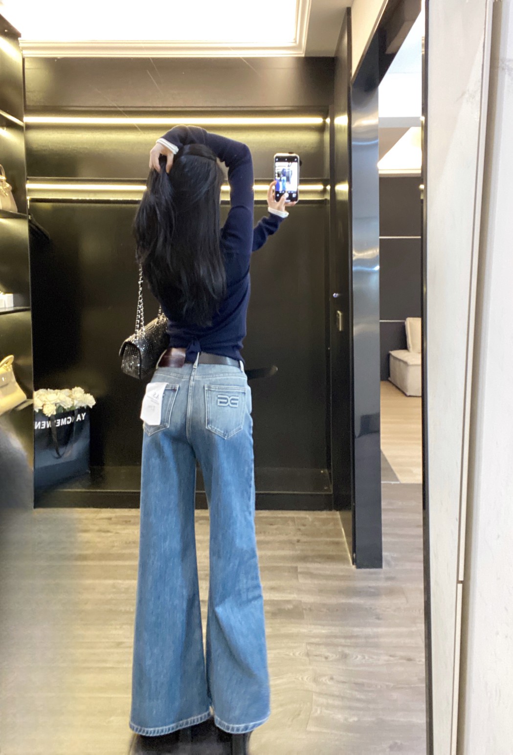 P518 High Quality Women ‘ s Clothes Packed DG DG’s new hair grinder jeans smlxl - 图片 7