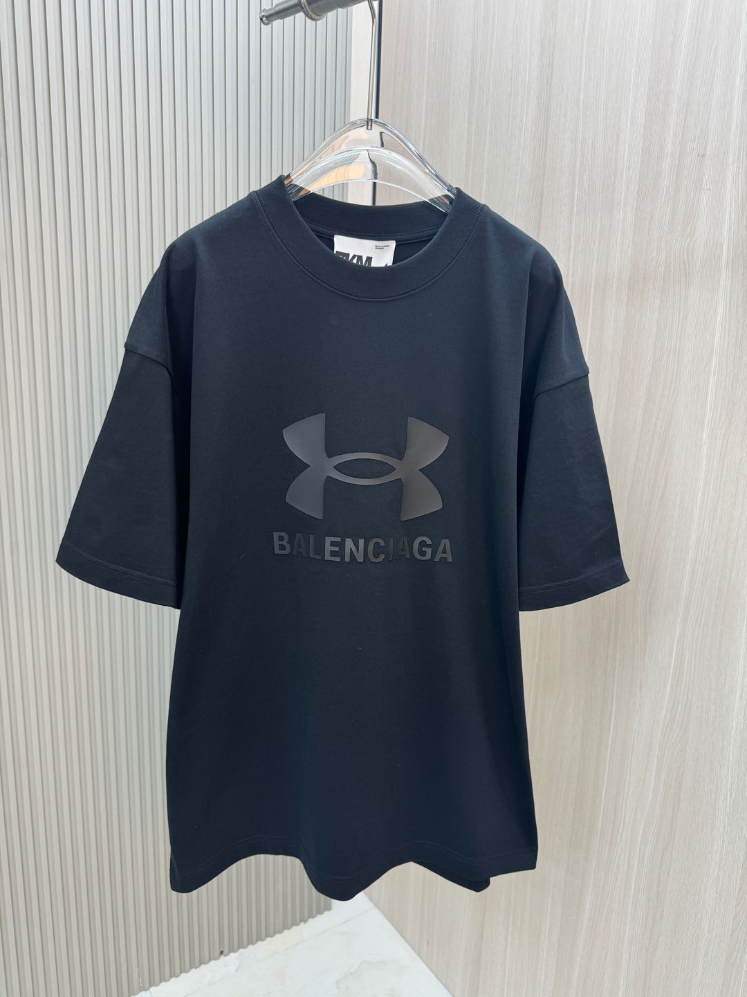 Balenciaga x Under Armour Black Logo T-Shirt - Relaxed Fit 2 i1737197417402 1744 0 0