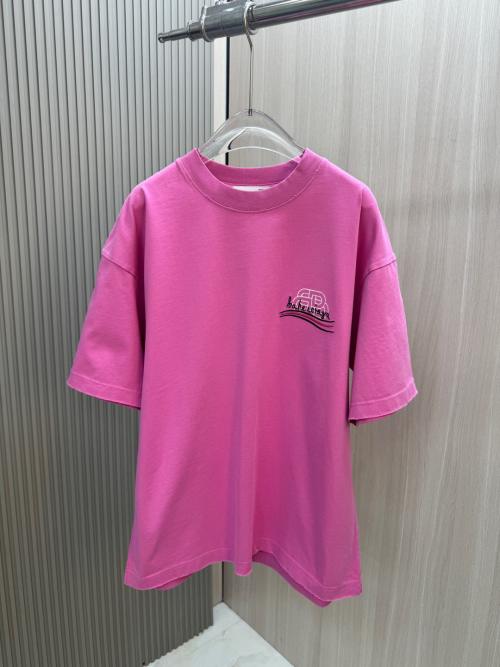 Balenciaga Graphic Print Crewneck T-Shirt, Spring Fabric