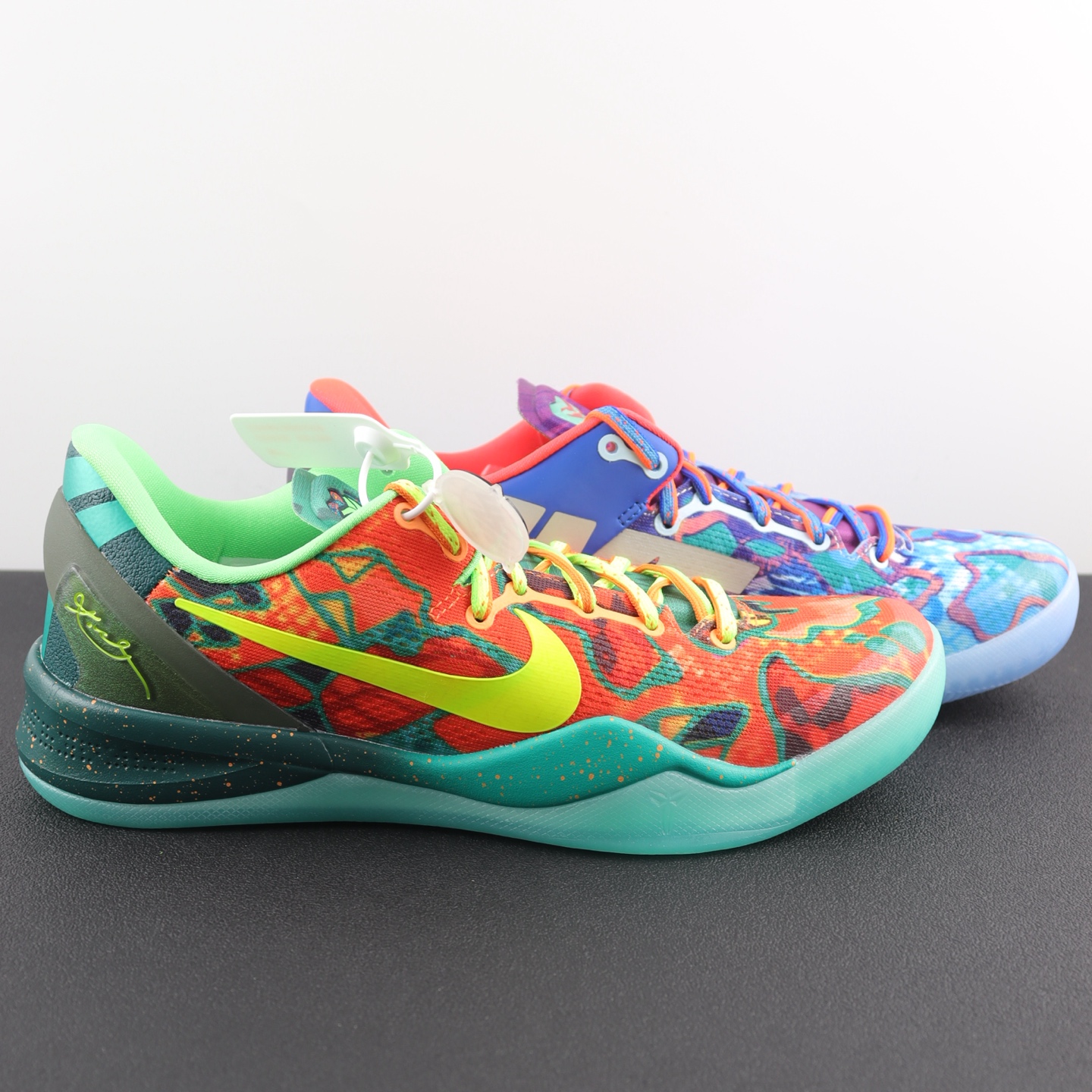 Kobe8科比8低帮篮球鞋! 灭世版!橙蓝! 全码补货! 慢工出细活!这个道理亘古不变! 丰碑巨作!实战出真知! HM9621-900!编码XFH400!