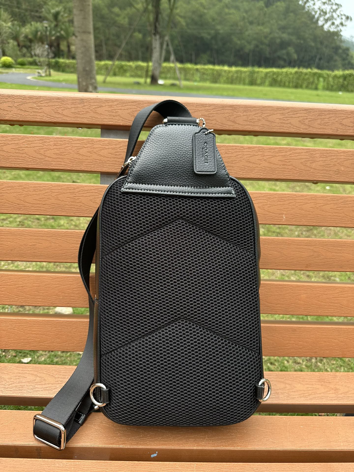 Coach 新款Coach Ethan系列 棕CQ669 黑CO911 花CO910男款胸包斜挎包