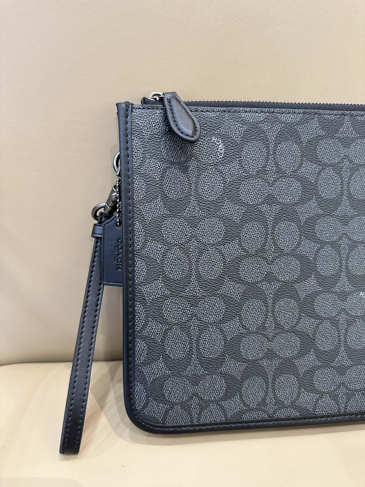 Coach 新款COACH/蔻驰CR786 CR787男士 标志CHARTER手包 人造革配牛皮革