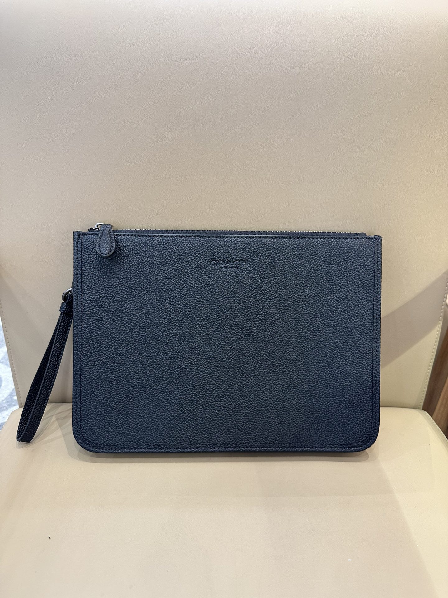 Coach 新款COACH/蔻驰CR786 CR787男士 标志CHARTER手包 人造革配牛皮革