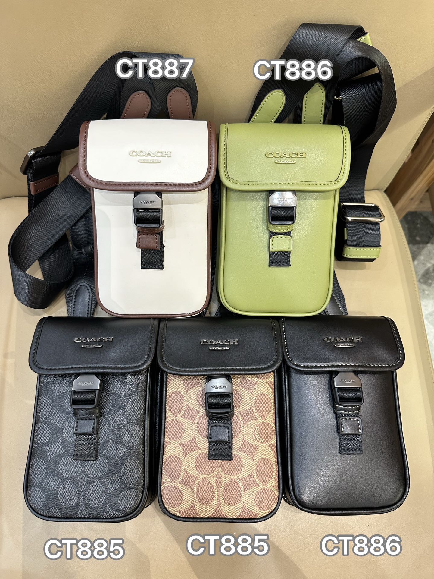 Coach CT885 CT886 CT887 五色 ～