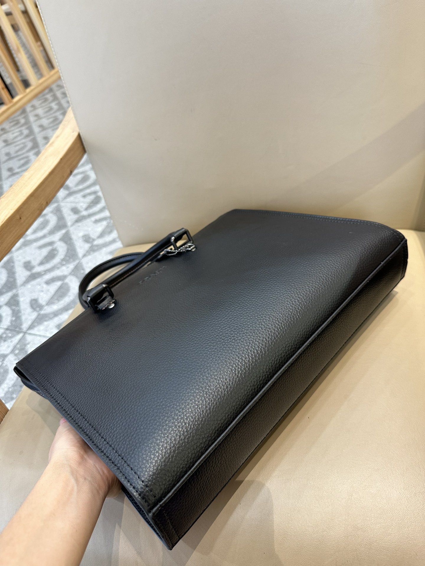 Coach coach蔻驰C0243 C2682男士公文包GOTHAM公事包商务文件包 标志涂层帆布和精制小牛皮