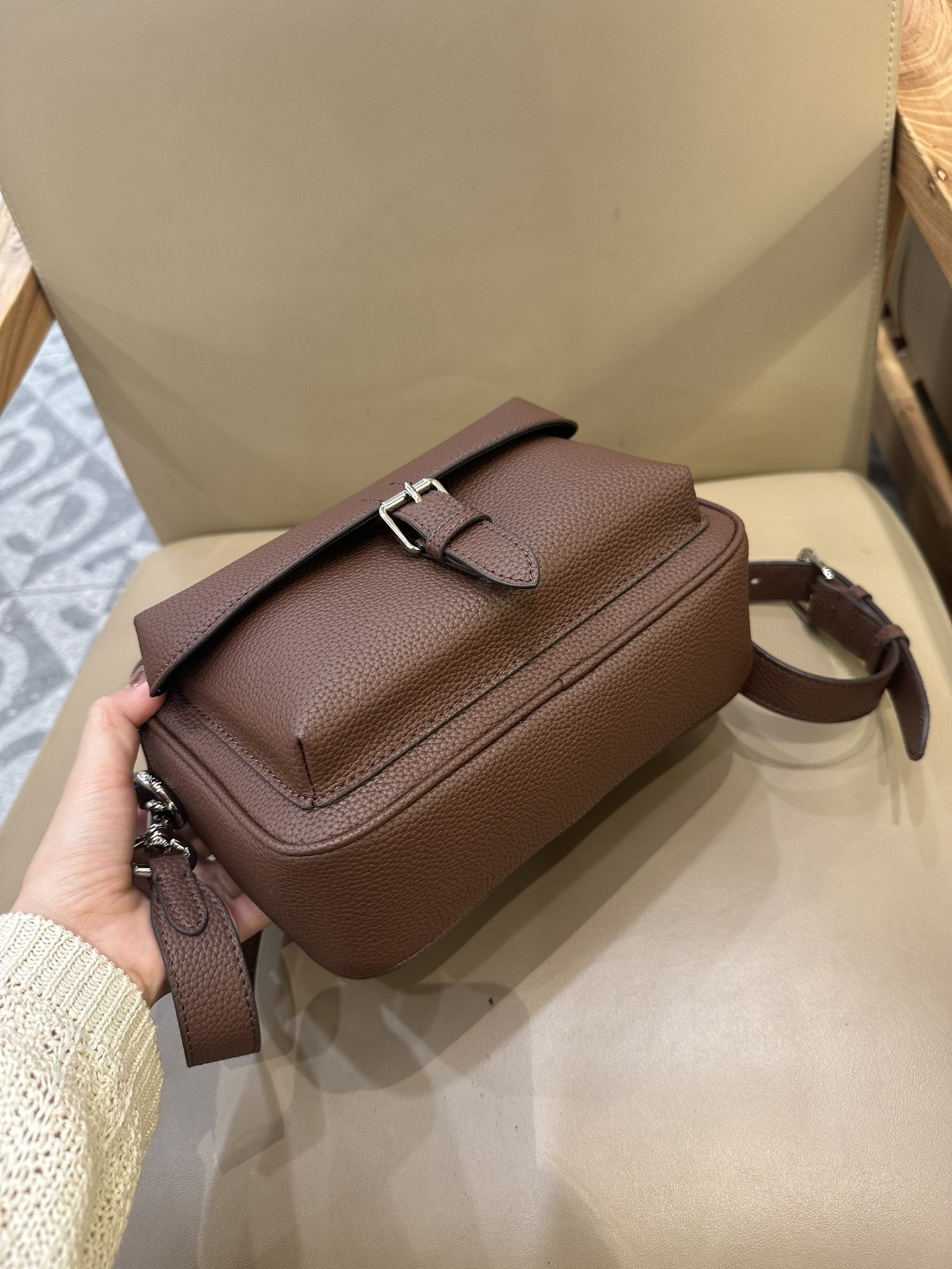 Coach 新款COACH/蔻驰CW217 CW218男士 标志老花WARNER 休闲斜挎包