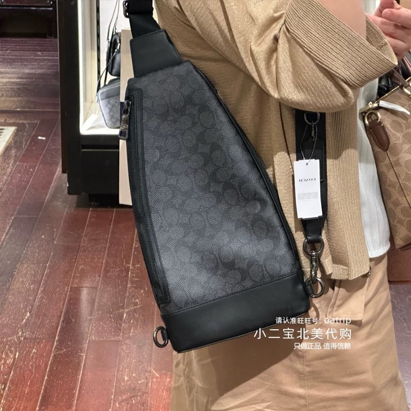 Coach COACH蔻驰 CY801 CY803 CY804 Dominic男士多米尼克腰包胸包单肩包
