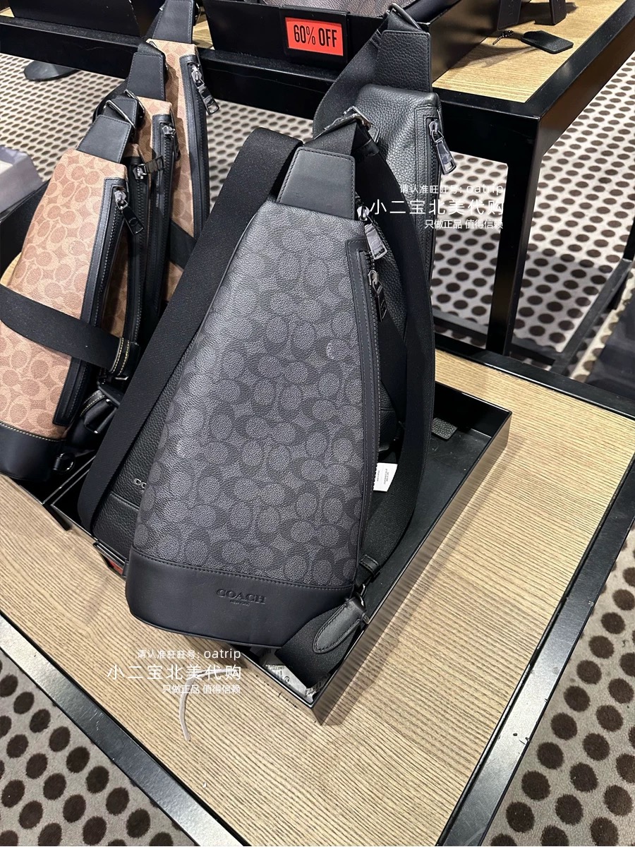 Coach COACH蔻驰 CY801 CY803 CY804 Dominic男士多米尼克腰包胸包单肩包