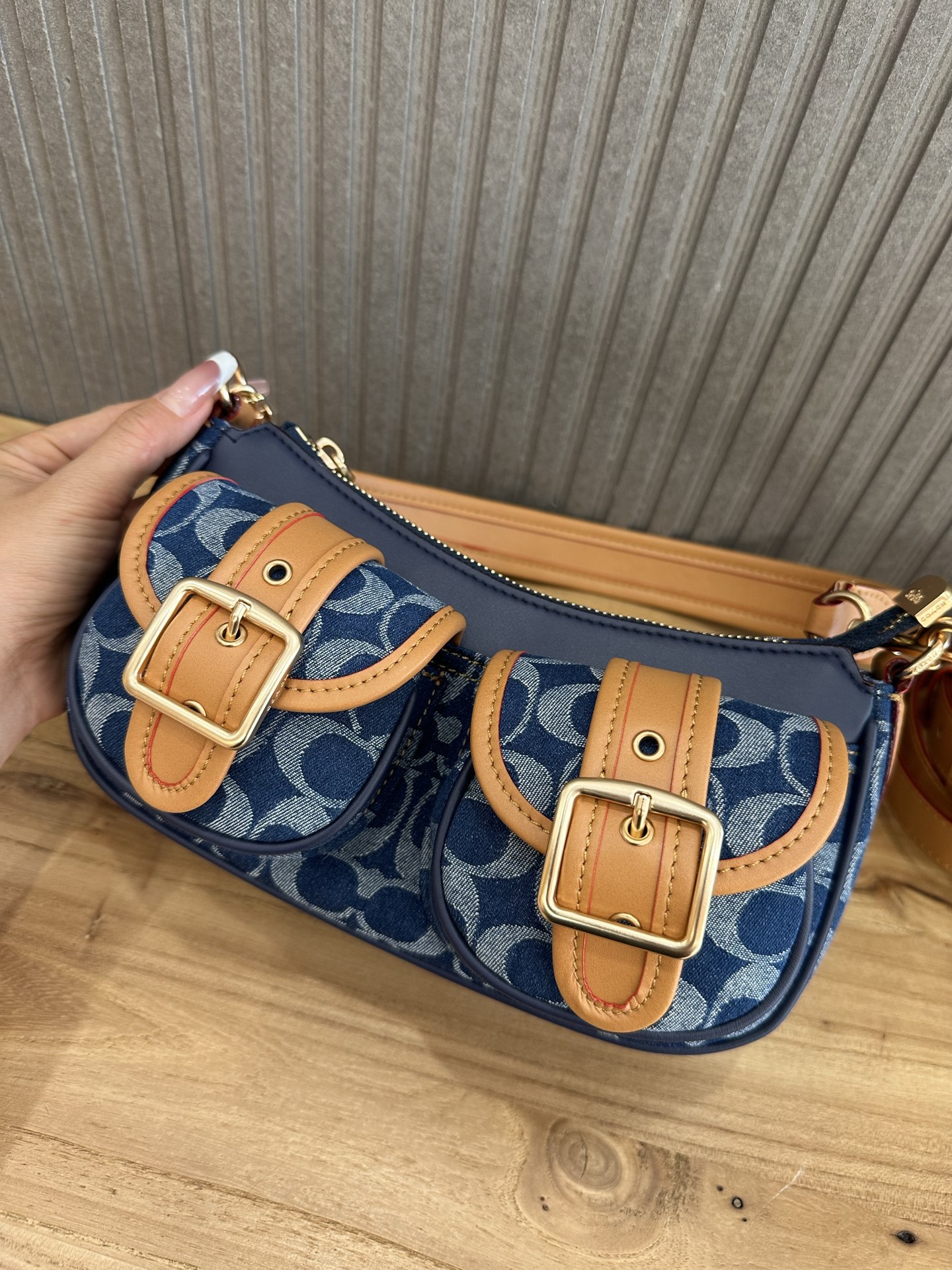 Coach 新款COACH/蔻驰中古腋下法棍包麻将包 CY658 CY700 CAK44 CQ184