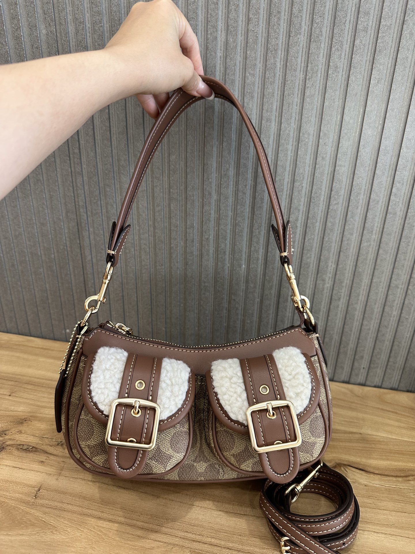 Coach 新款COACH/蔻驰中古腋下法棍包麻将包 CY658 CY700 CAK44 CQ184