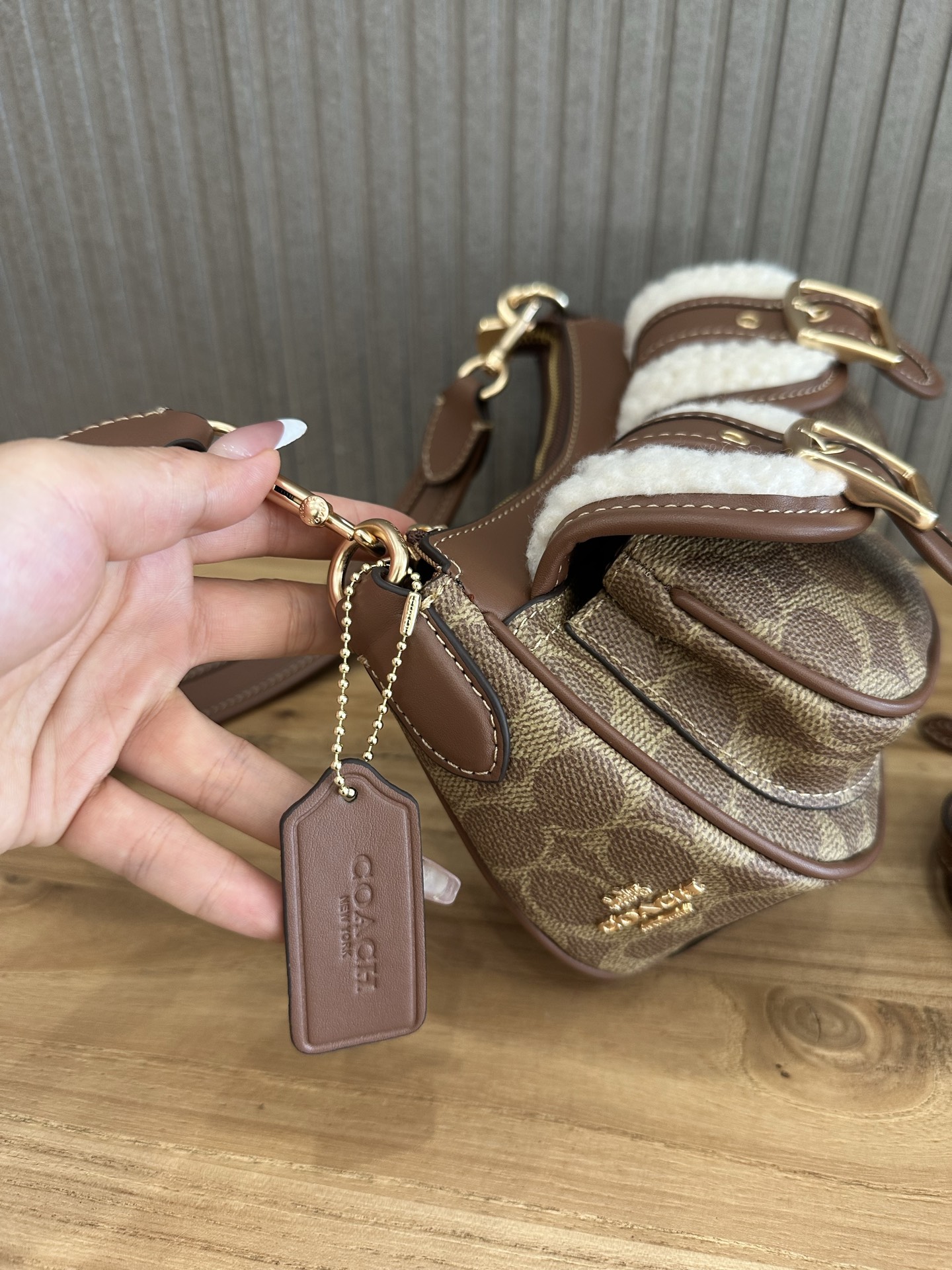 Coach 新款COACH/蔻驰中古腋下法棍包麻将包 CY658 CY700 CAK44 CQ184