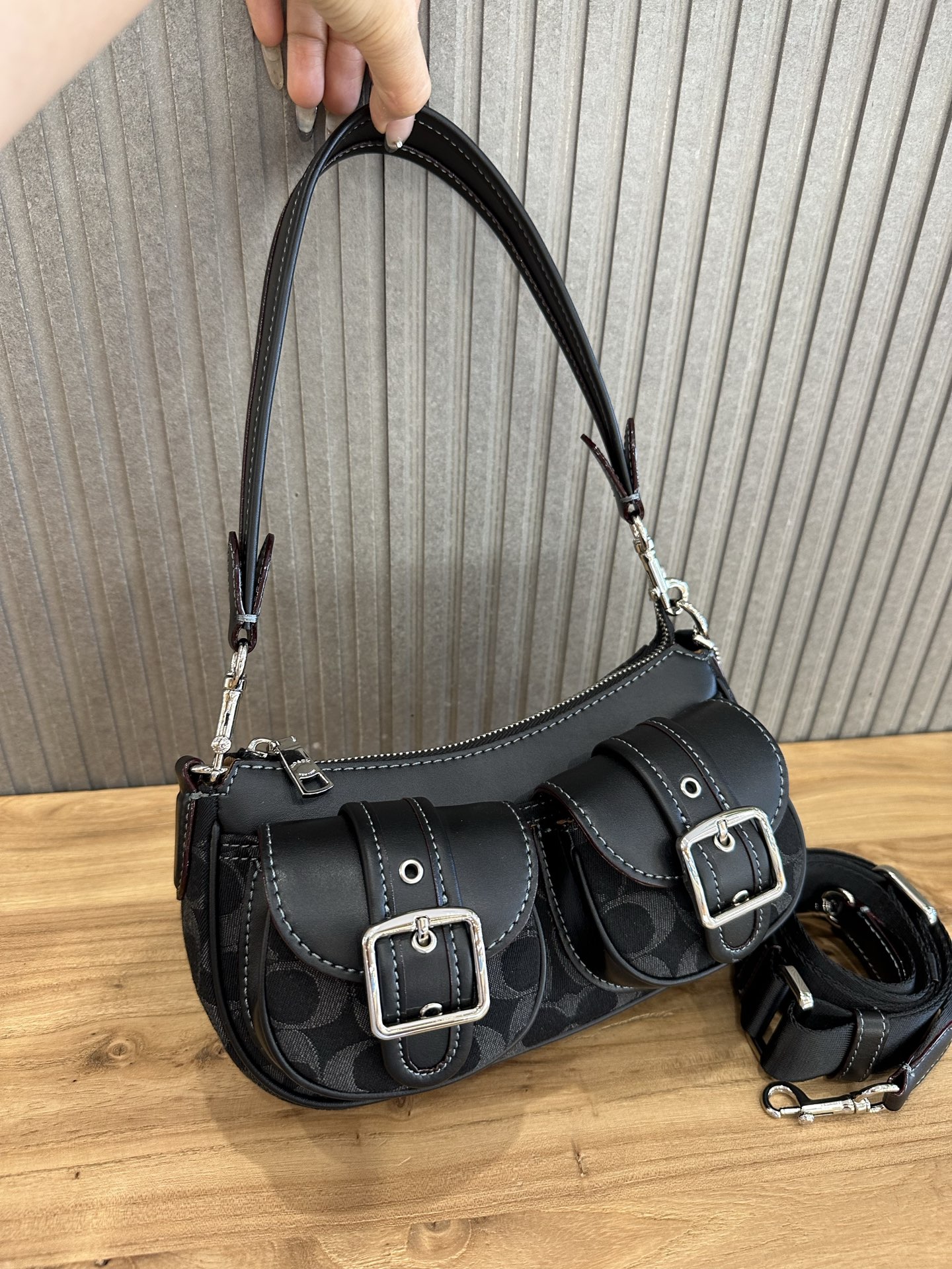 Coach 新款COACH/蔻驰中古腋下法棍包麻将包 CY658 CY700 CAK44 CQ184