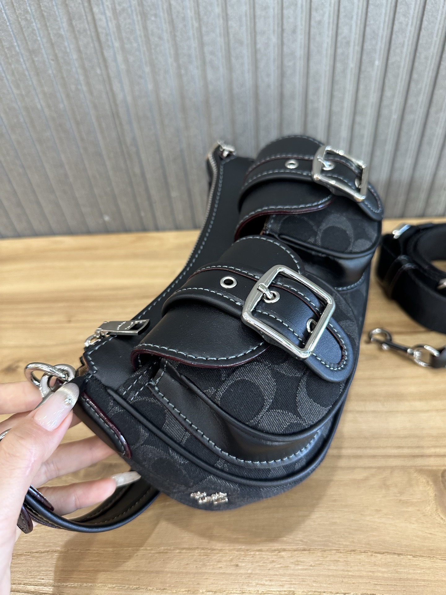 Coach 新款COACH/蔻驰中古腋下法棍包麻将包 CY658 CY700 CAK44 CQ184