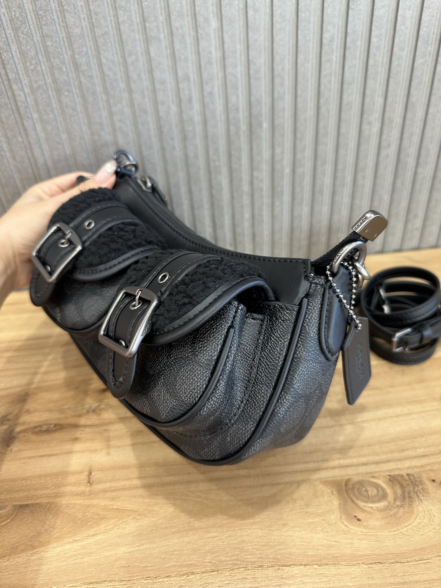 Coach 新款COACH/蔻驰中古腋下法棍包麻将包 CY658 CY700 CAK44 CQ184