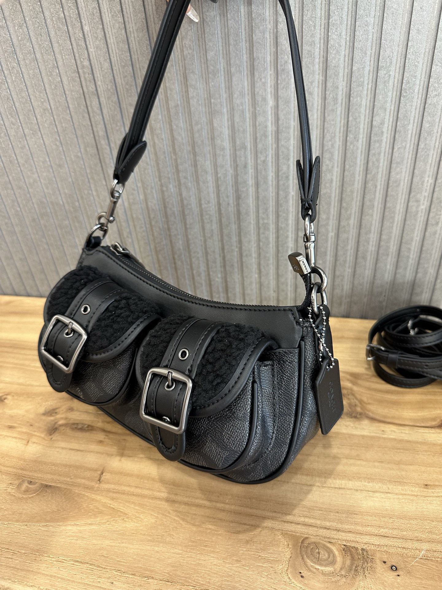 Coach 新款COACH/蔻驰中古腋下法棍包麻将包 CY658 CY700 CAK44 CQ184