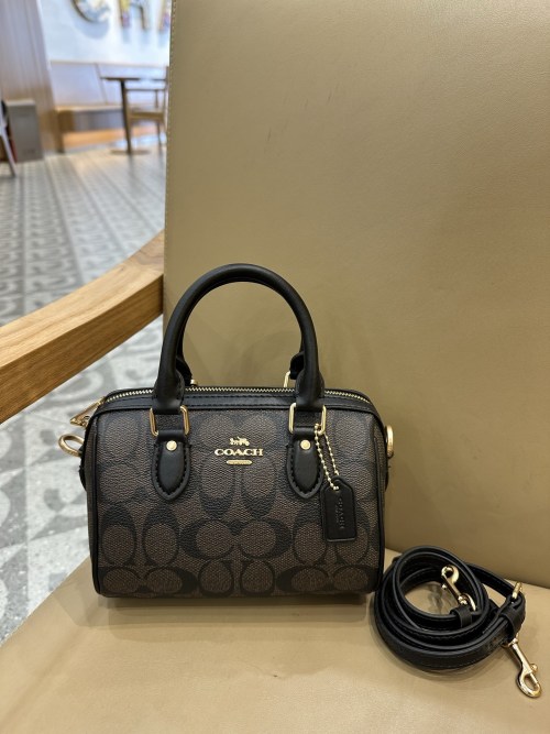 Coach Mini Boston Pillow Bag, Removable Strap, Crossbody Bag, Perfect All Occasion
