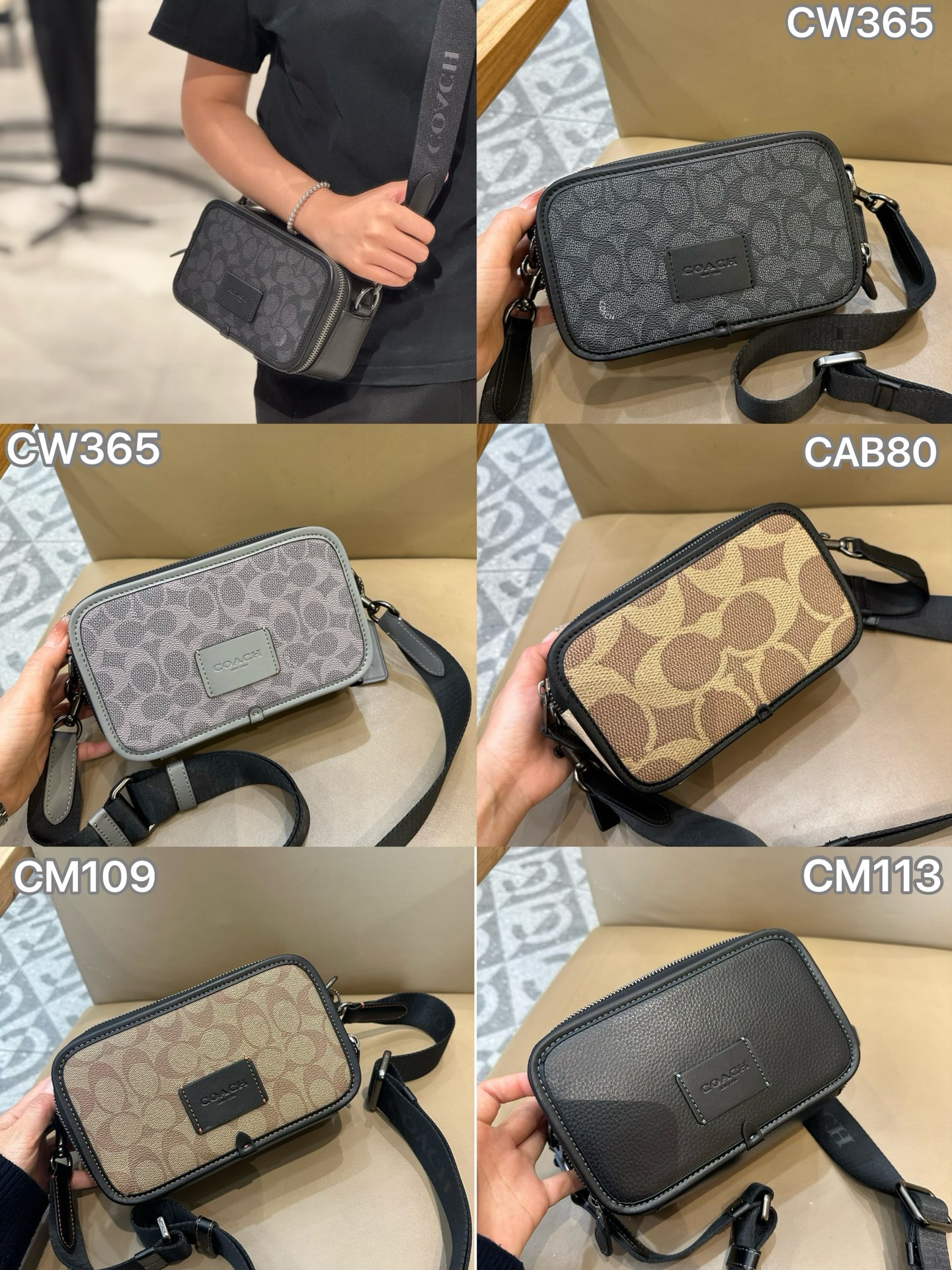 Coach CW365 CAB80 CM109 CM113 五色 ～