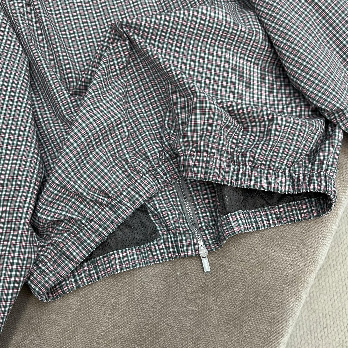 Miu Miu 25SS Plaid Windbreaker - Chic Oversized Hooded Jacket 9 i1747445793270 6510 0 6