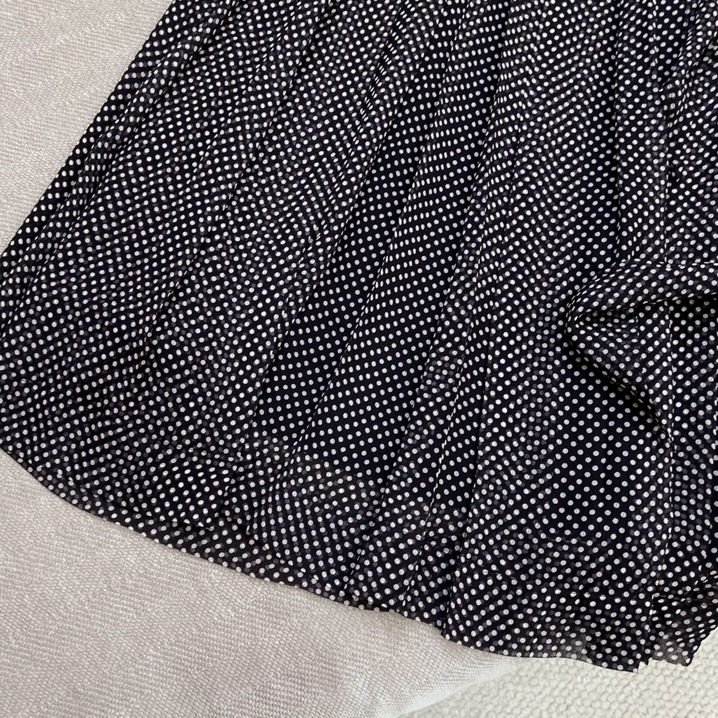 Prada 25SS Polka Dot Print Wrap Silk Skirt | High-Quality Replica 6 i1748563481247 5496 0 4