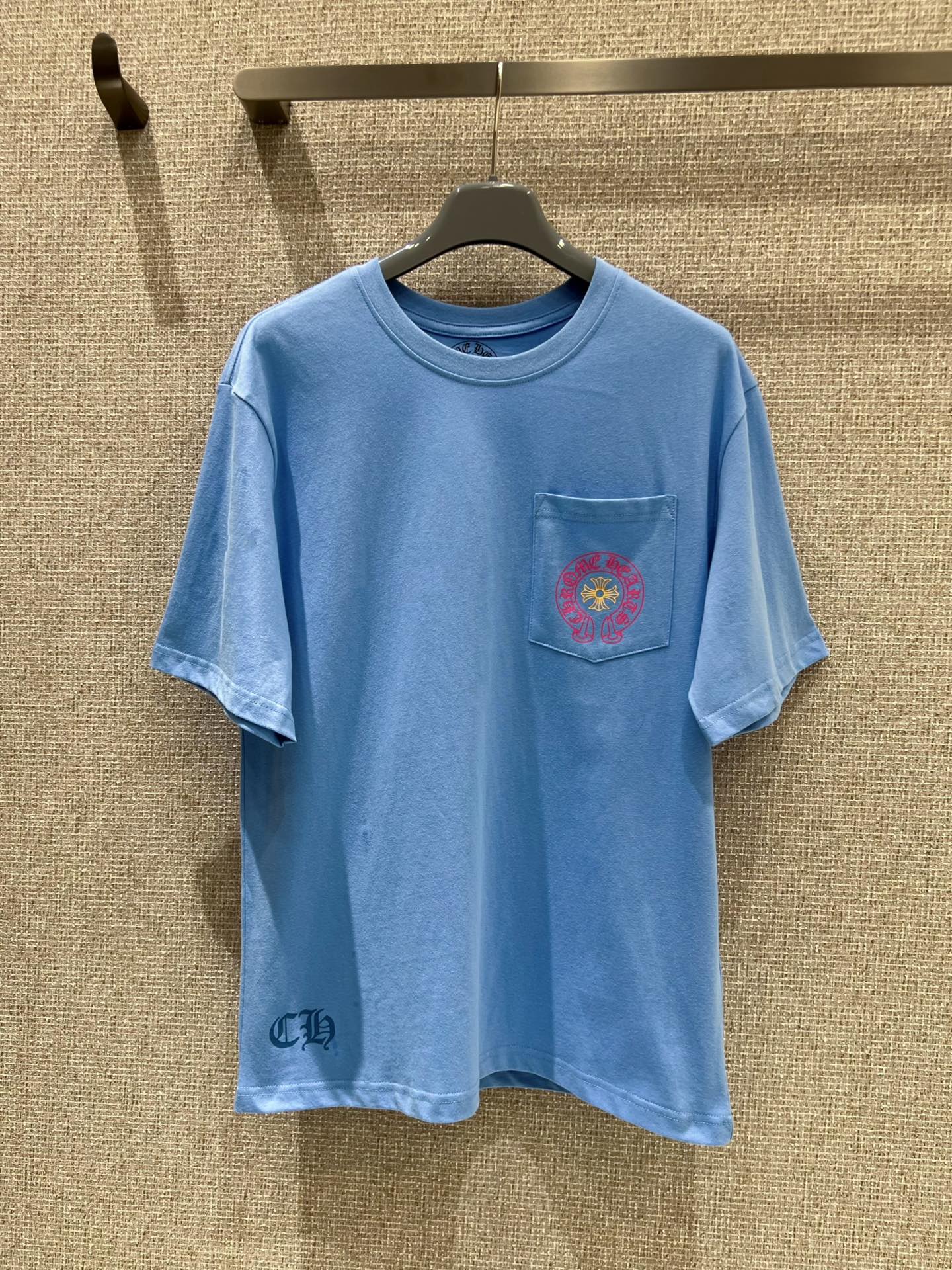 Chrome Hearts Miami Horseshoe Print Short Sleeve T-Shirt - High Quality 2 i1749779162371 4808 0 0