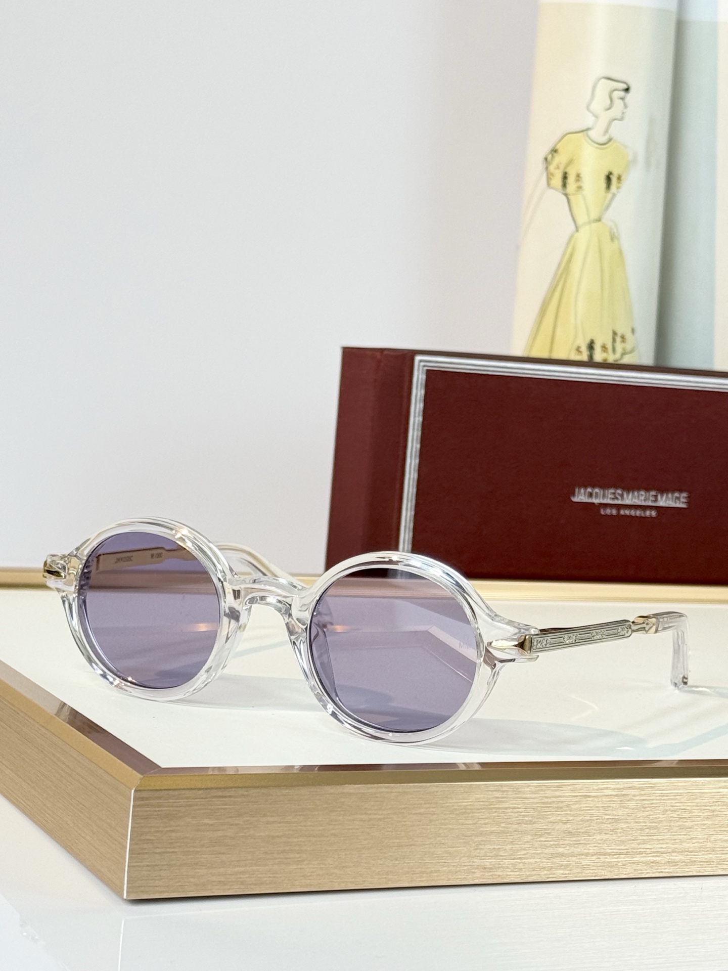 JACQUES MARIE MAGE 日本手工眼镜  MODEL：HARTIGAN  SIZE:45-24  