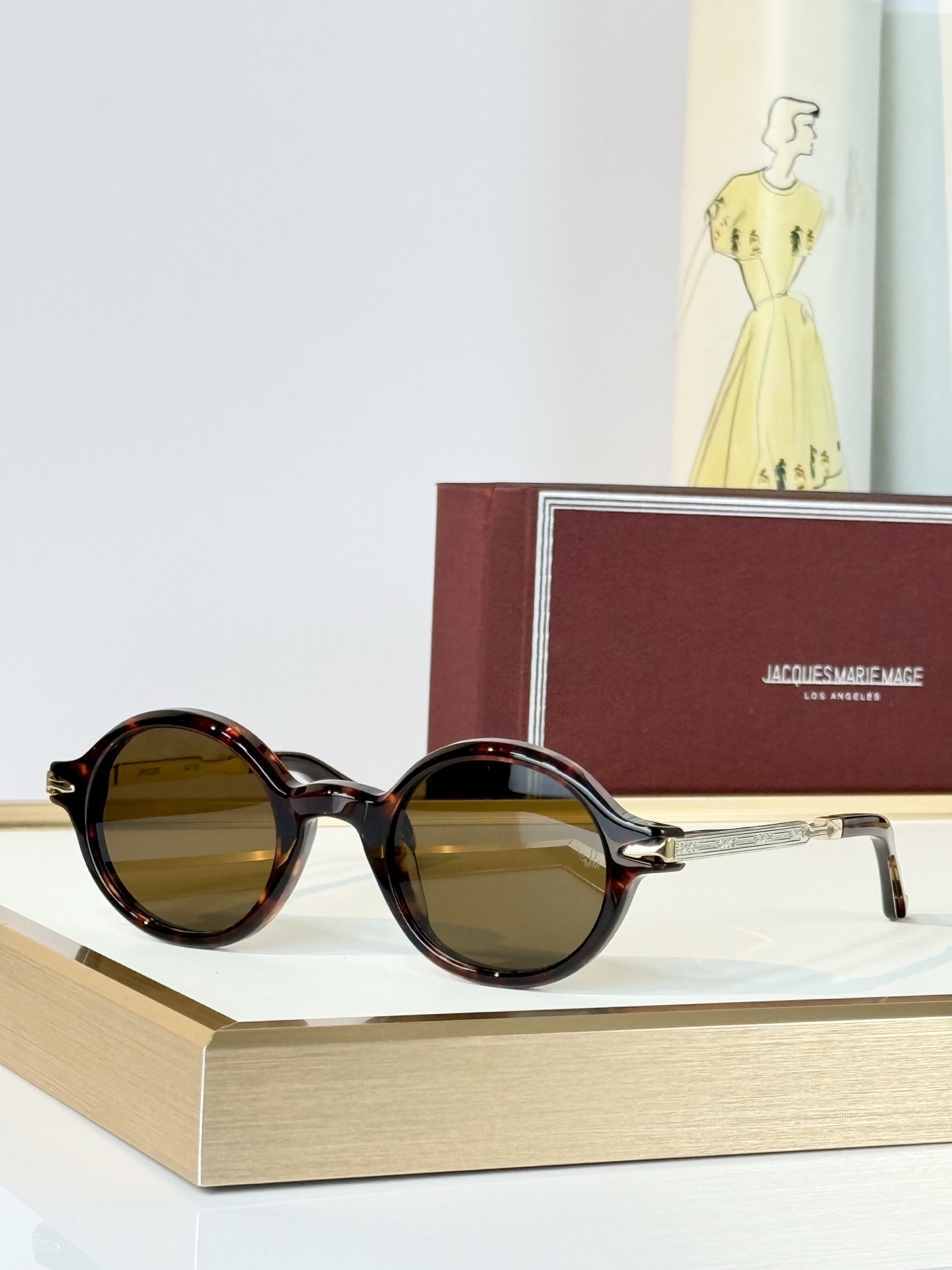 JACQUES MARIE MAGE 日本手工眼镜  MODEL：HARTIGAN  SIZE:45-24  