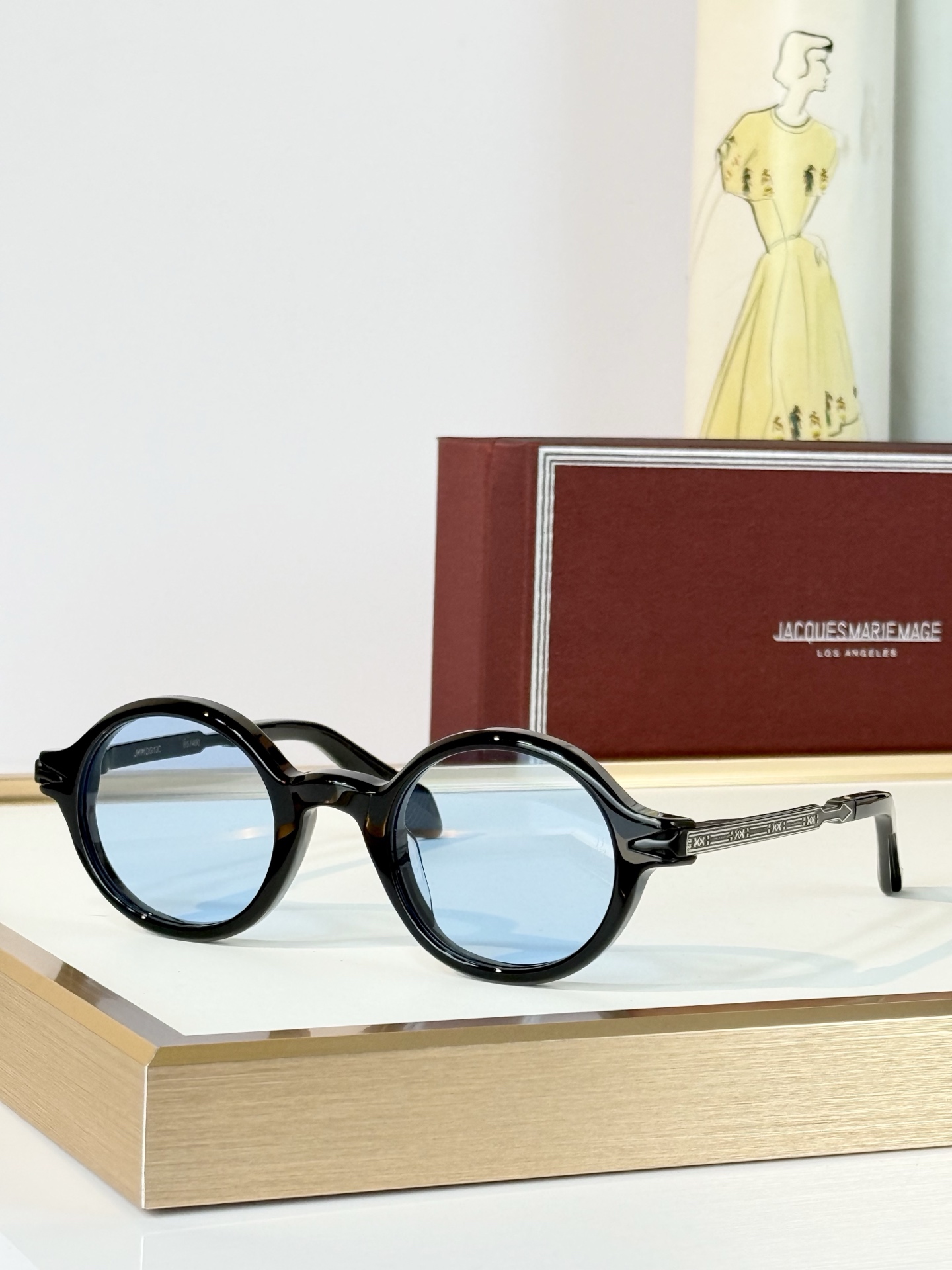 JACQUES MARIE MAGE 日本手工眼镜  MODEL：HARTIGAN  SIZE:45-24  