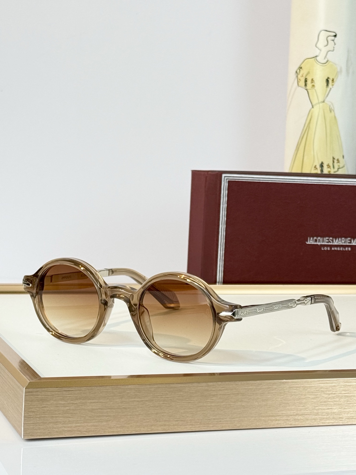 JACQUES MARIE MAGE 日本手工眼镜  MODEL：HARTIGAN  SIZE:45-24  