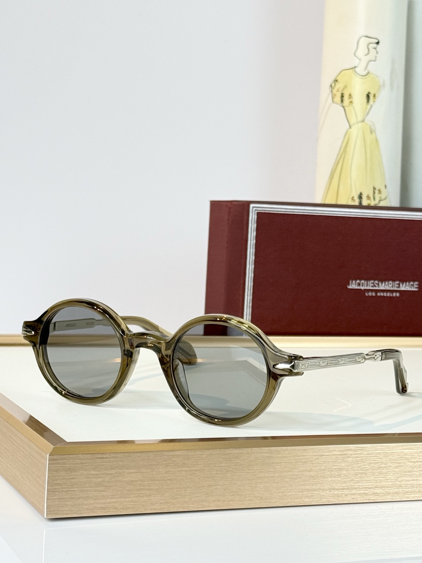 JACQUES MARIE MAGE 日本手工眼镜  MODEL：HARTIGAN  SIZE:45-24  
