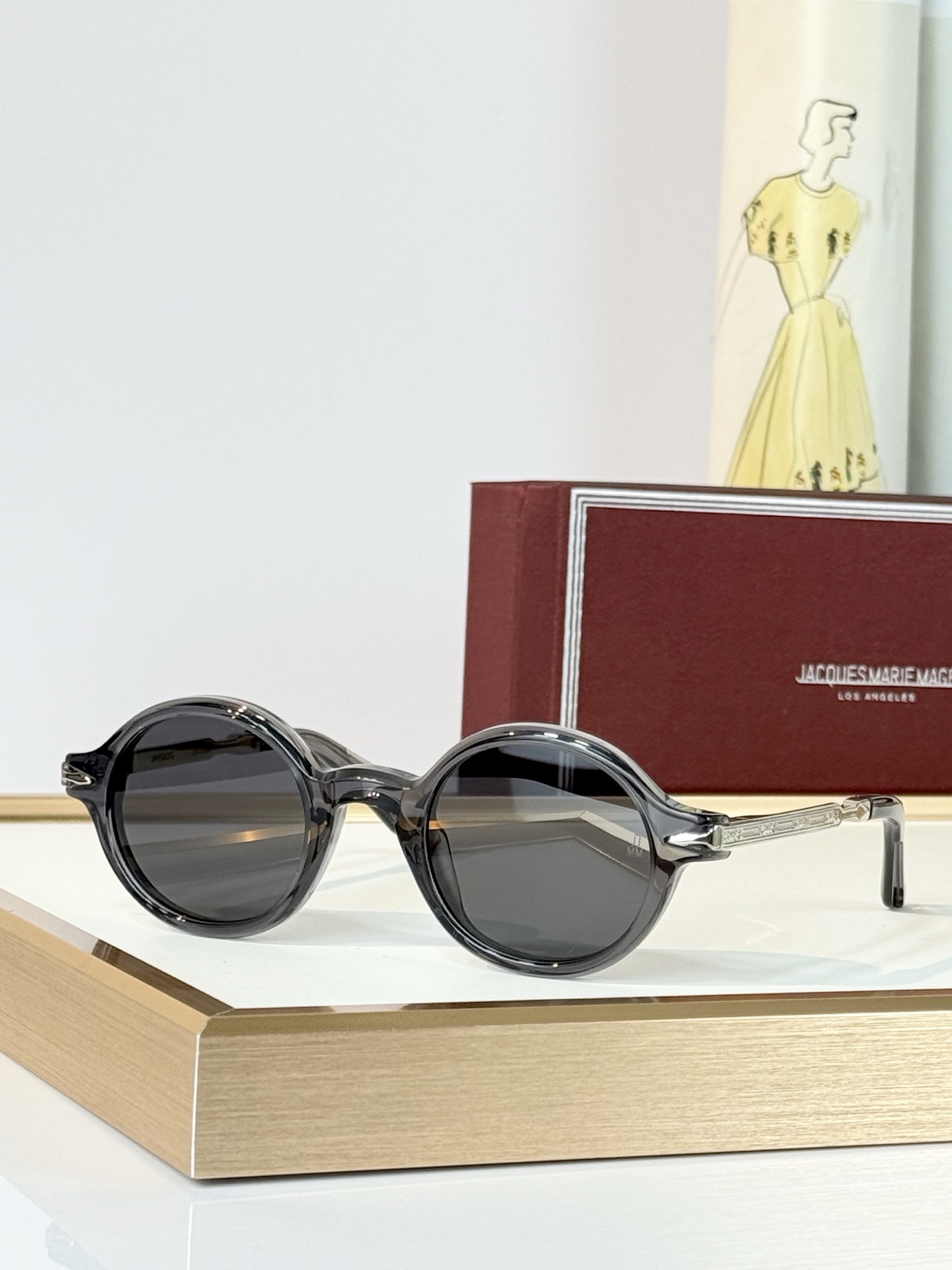 JACQUES MARIE MAGE 日本手工眼镜  MODEL：HARTIGAN  SIZE:45-24  
