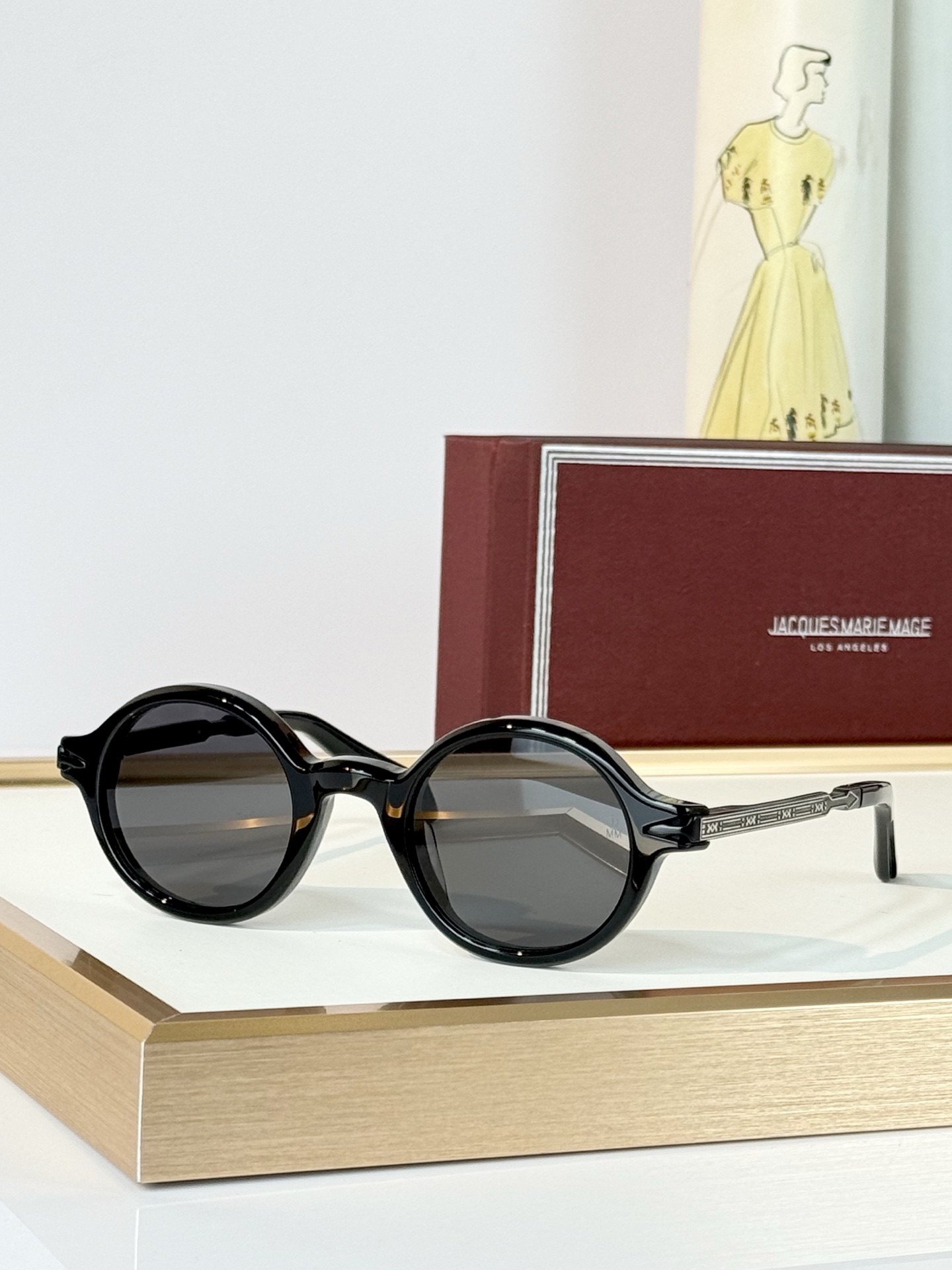 JACQUES MARIE MAGE 日本手工眼镜  MODEL：HARTIGAN  SIZE:45-24  