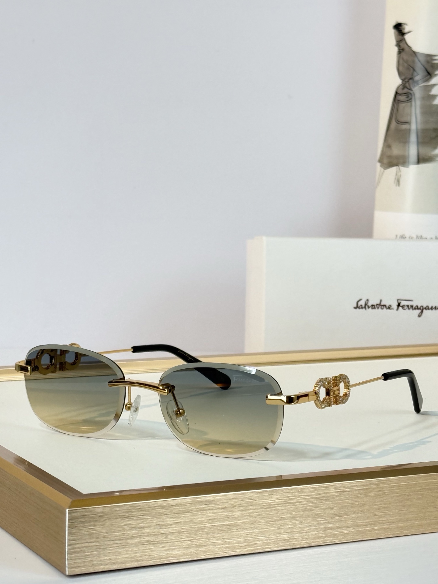 Salvatore ferragam*  MODEL：SF1679L SIZE：58口17-145 
