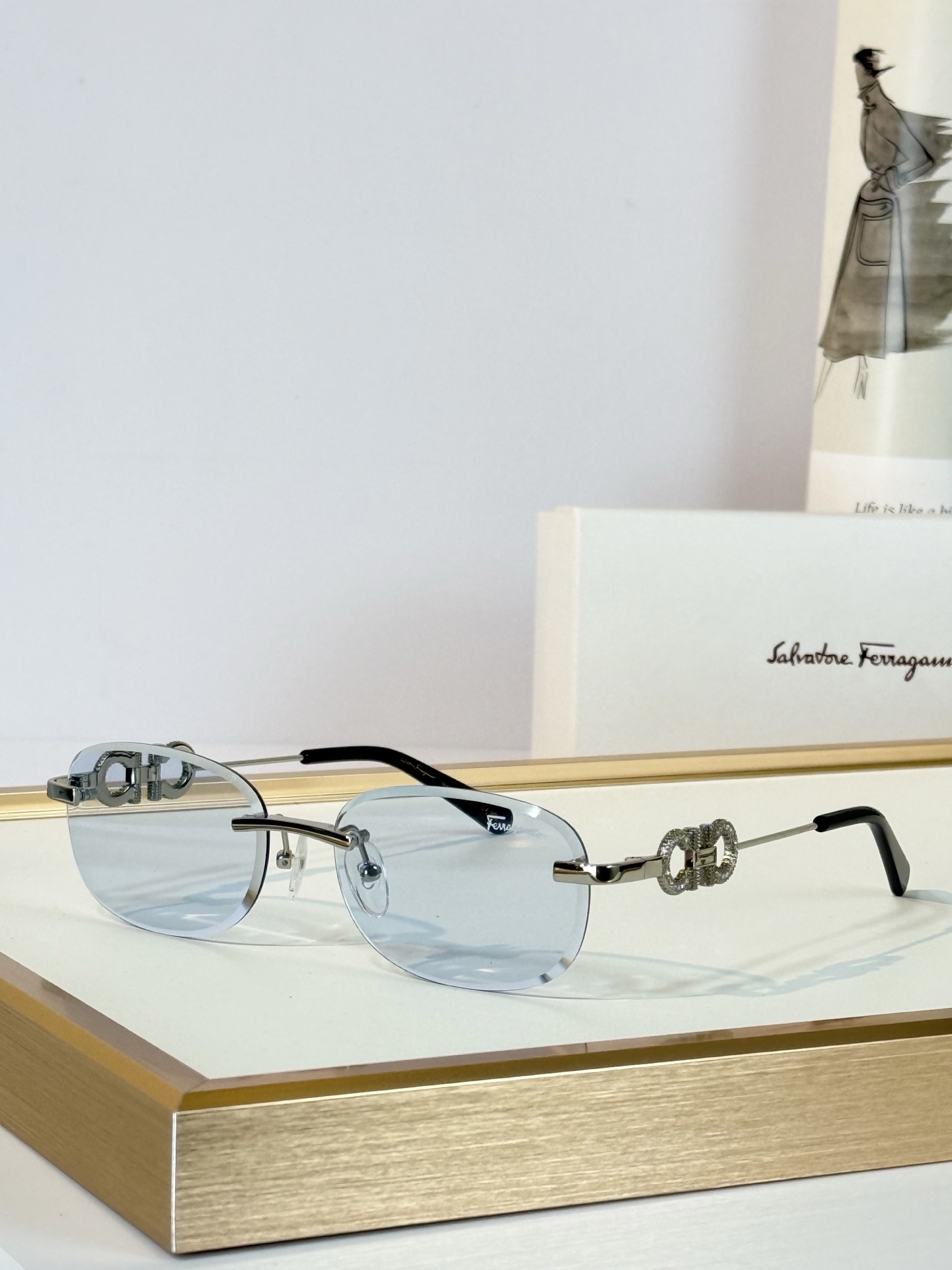 Salvatore ferragam*  MODEL：SF1679L SIZE：58口17-145 