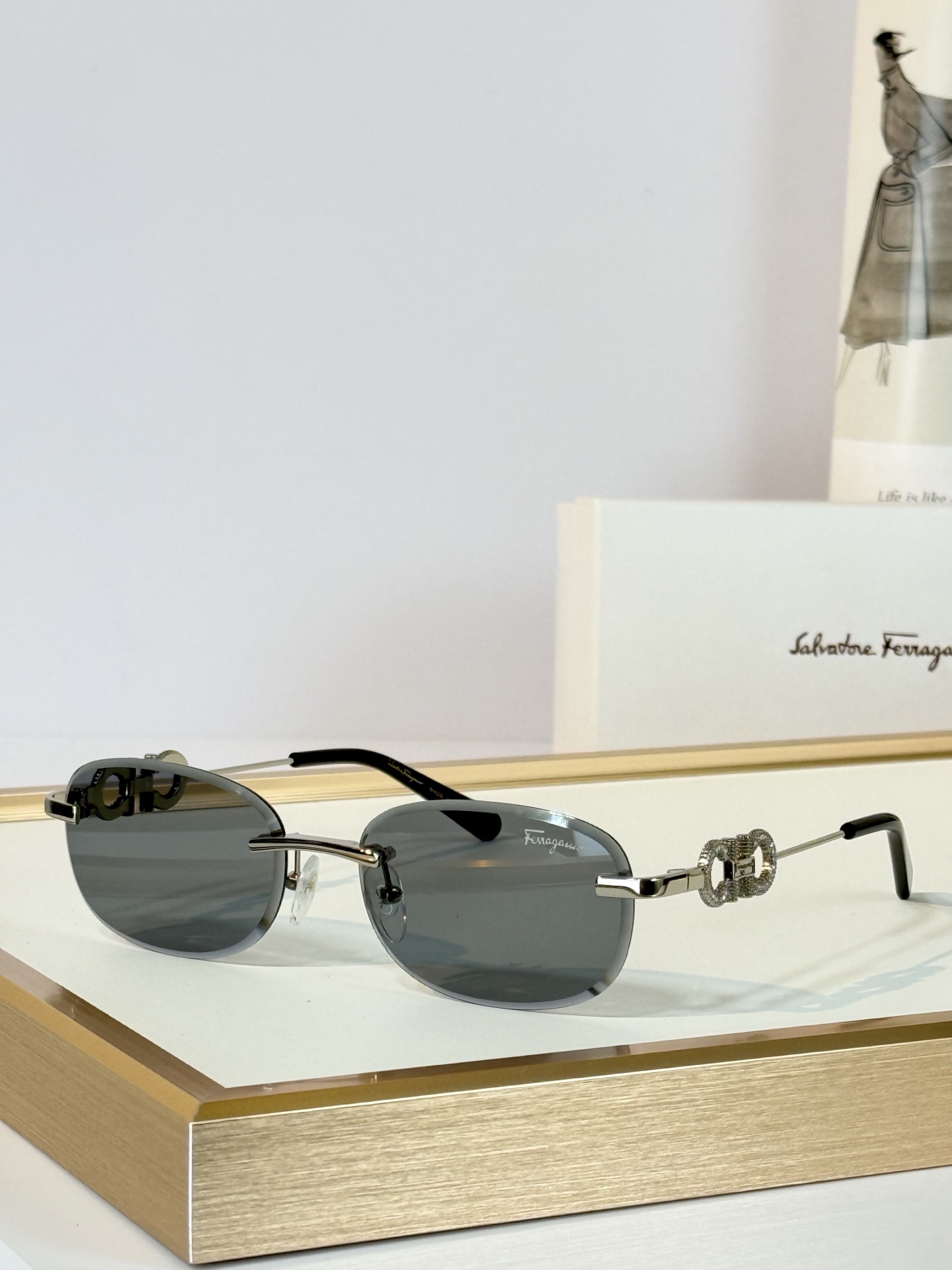Salvatore ferragam*  MODEL：SF1679L SIZE：58口17-145 